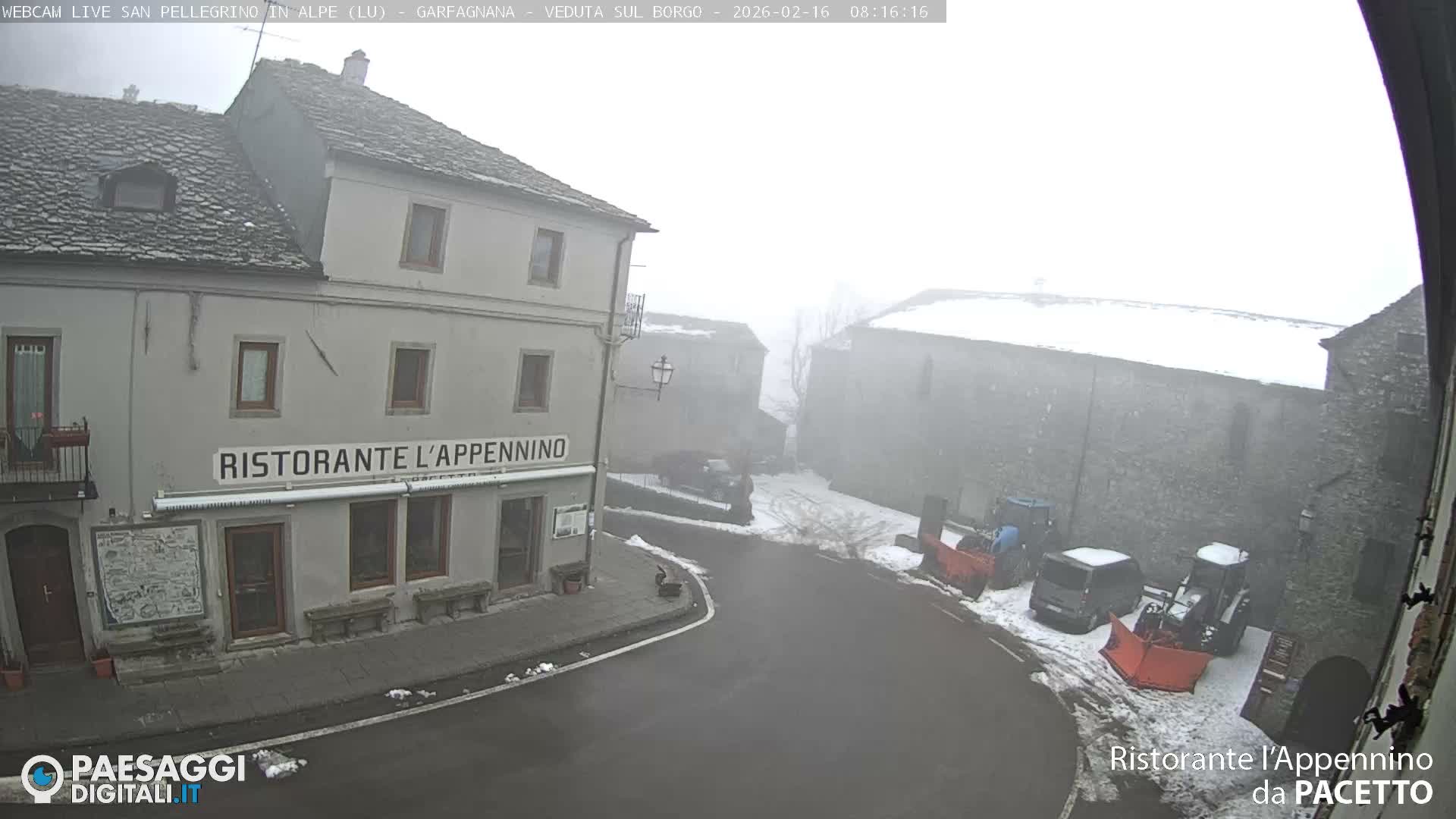 Garfagnana, San Pellegrino in Alpe  Alps Live Cam -  Lucca, Tuscany, Italy