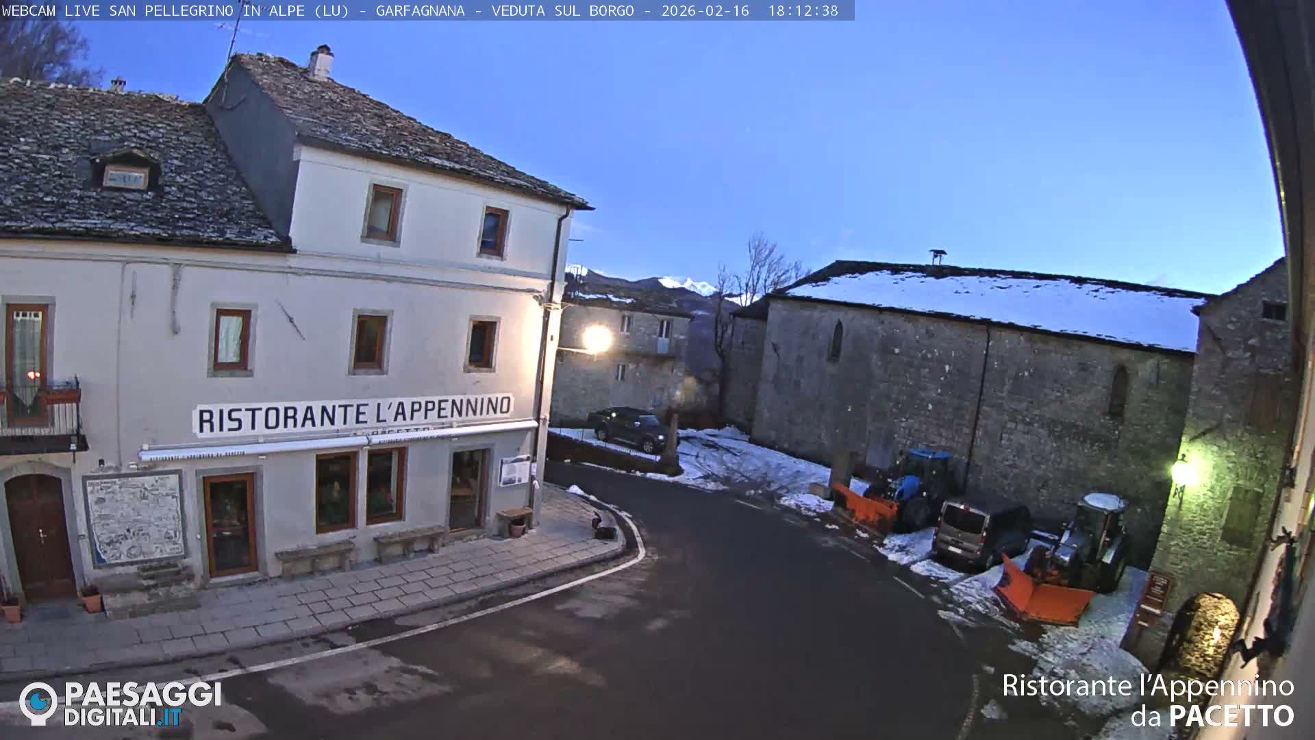 Garfagnana, San Pellegrino in Alpe  Alps Live Cam -  Lucca, Tuscany, Italy