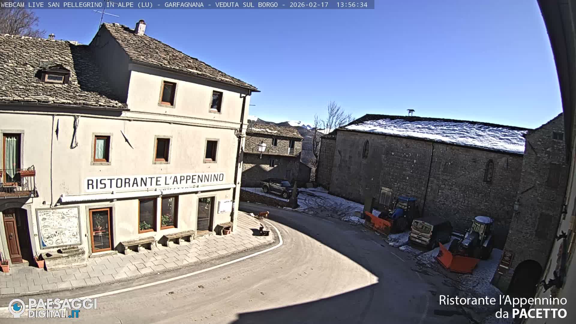 Garfagnana, San Pellegrino in Alpe  Alps Live Cam -  Lucca, Tuscany, Italy