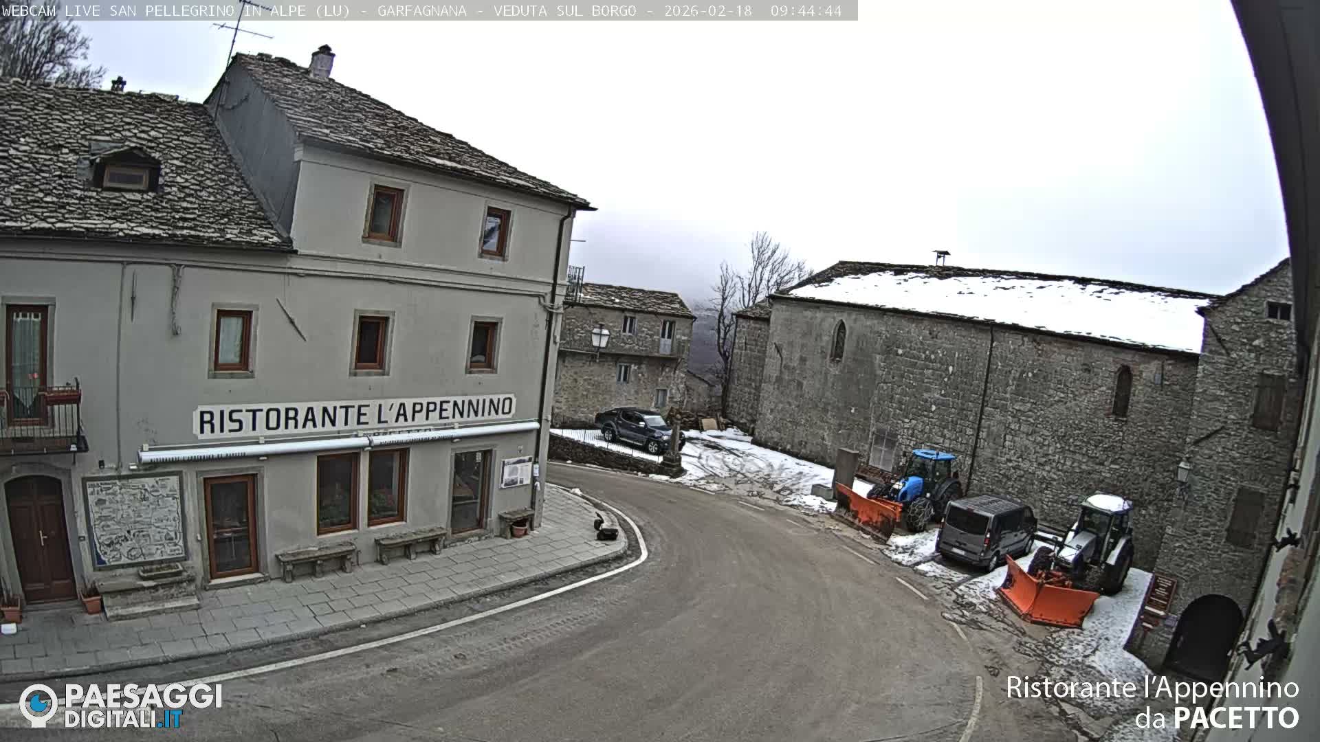 Garfagnana, San Pellegrino in Alpe  Alps Live Cam -  Lucca, Tuscany, Italy