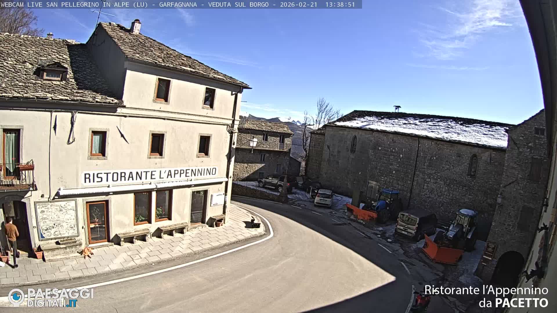Garfagnana, San Pellegrino in Alpe  Alps Live Cam -  Lucca, Tuscany, Italy