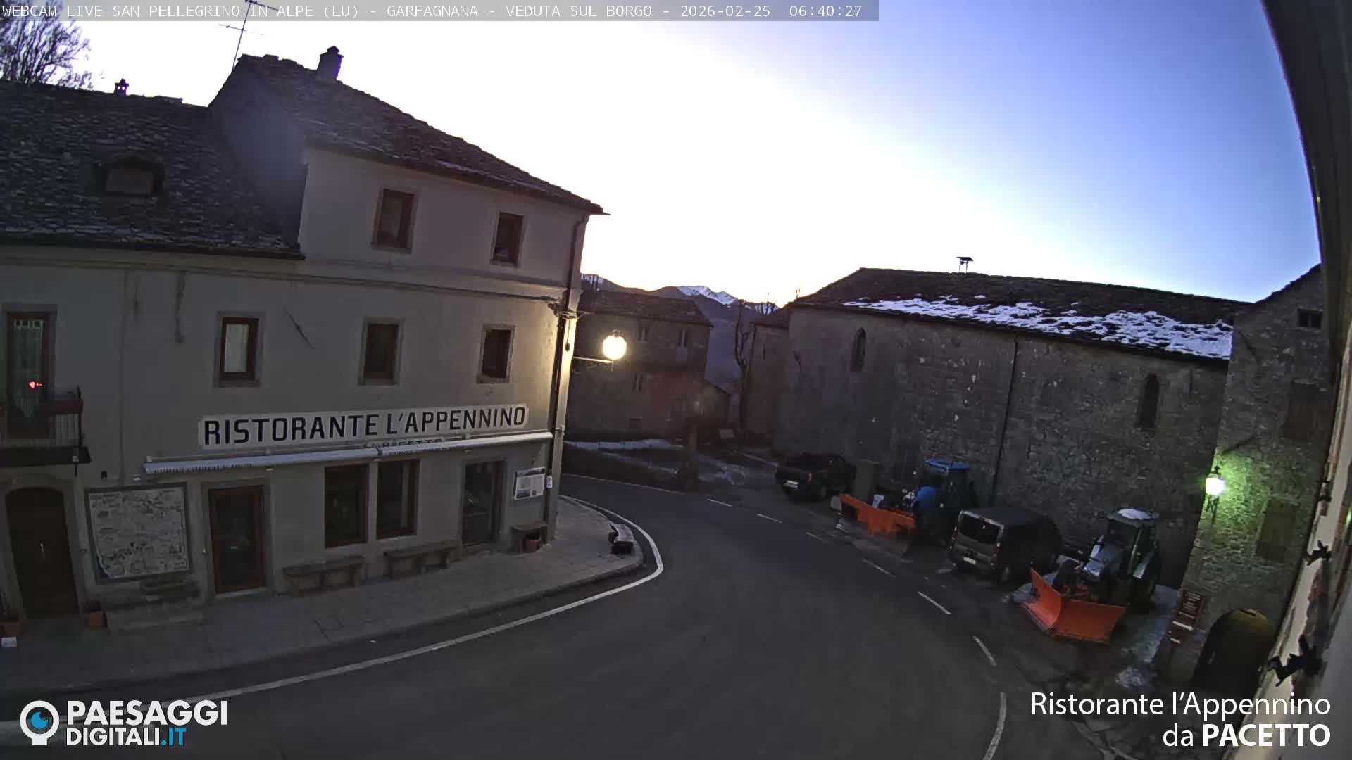 Garfagnana, San Pellegrino in Alpe  Alps Live Cam -  Lucca, Tuscany, Italy