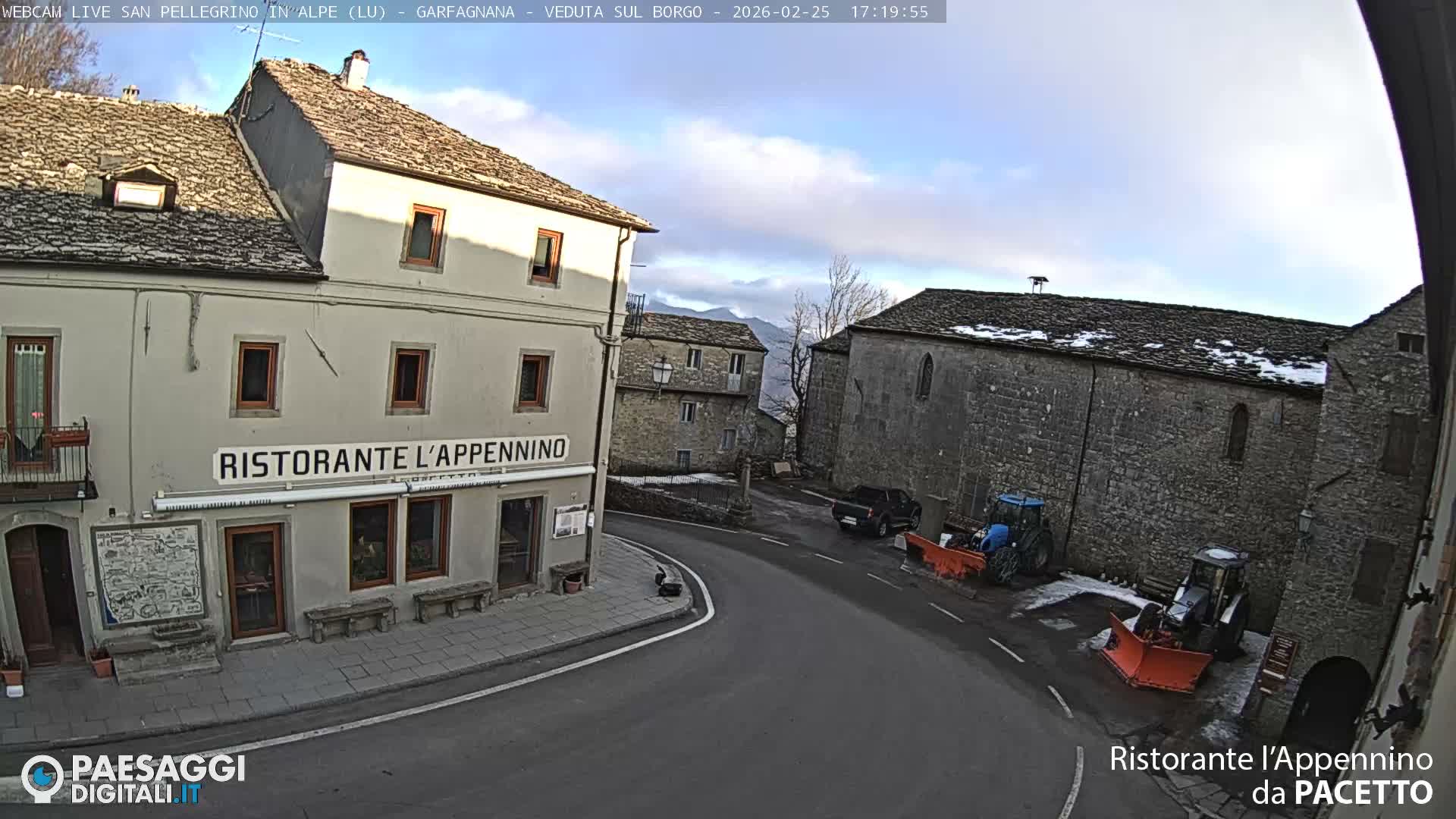 Garfagnana, San Pellegrino in Alpe  Alps Live Cam -  Lucca, Tuscany, Italy