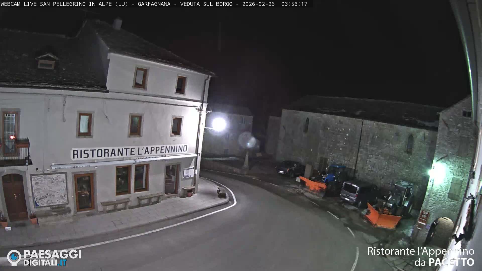 Garfagnana, San Pellegrino in Alpe  Alps Live Cam -  Lucca, Tuscany, Italy