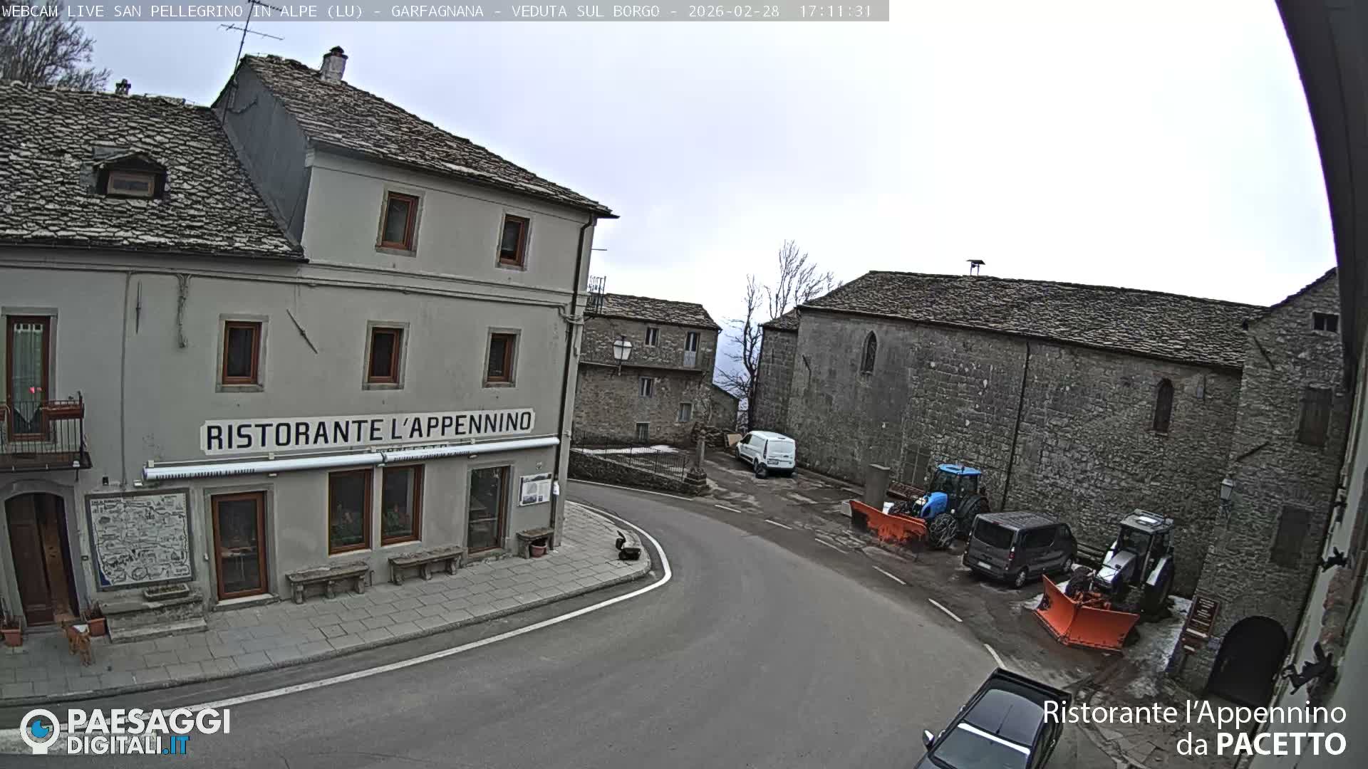 Garfagnana, San Pellegrino in Alpe  Alps Live Cam -  Lucca, Tuscany, Italy