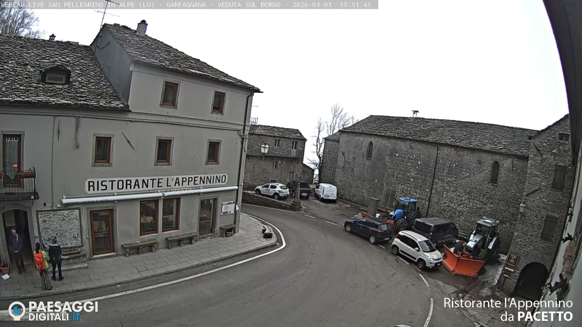 Garfagnana, San Pellegrino in Alpe  Alps Live Cam -  Lucca, Tuscany, Italy