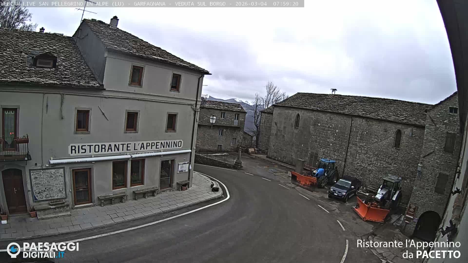 Garfagnana, San Pellegrino in Alpe  Alps Live Cam -  Lucca, Tuscany, Italy
