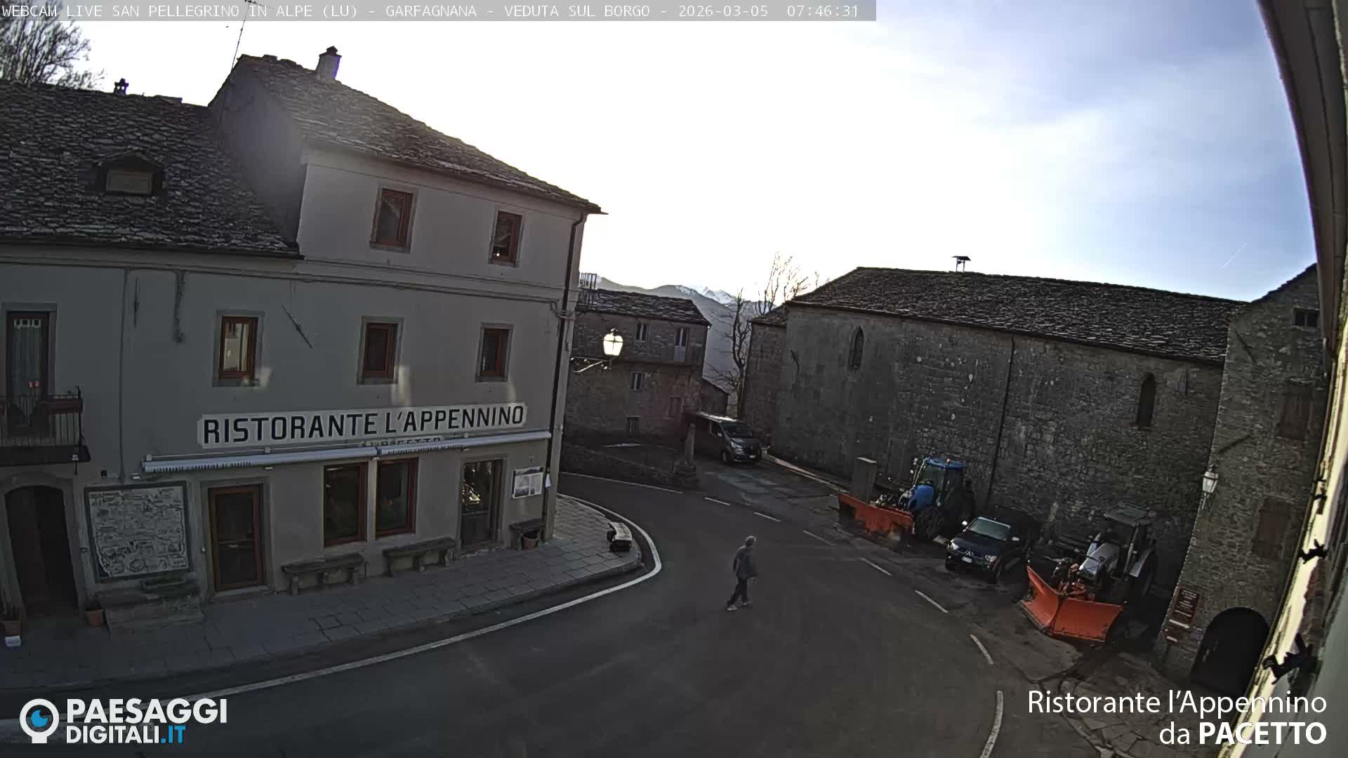 Garfagnana, San Pellegrino in Alpe  Alps Live Cam -  Lucca, Tuscany, Italy