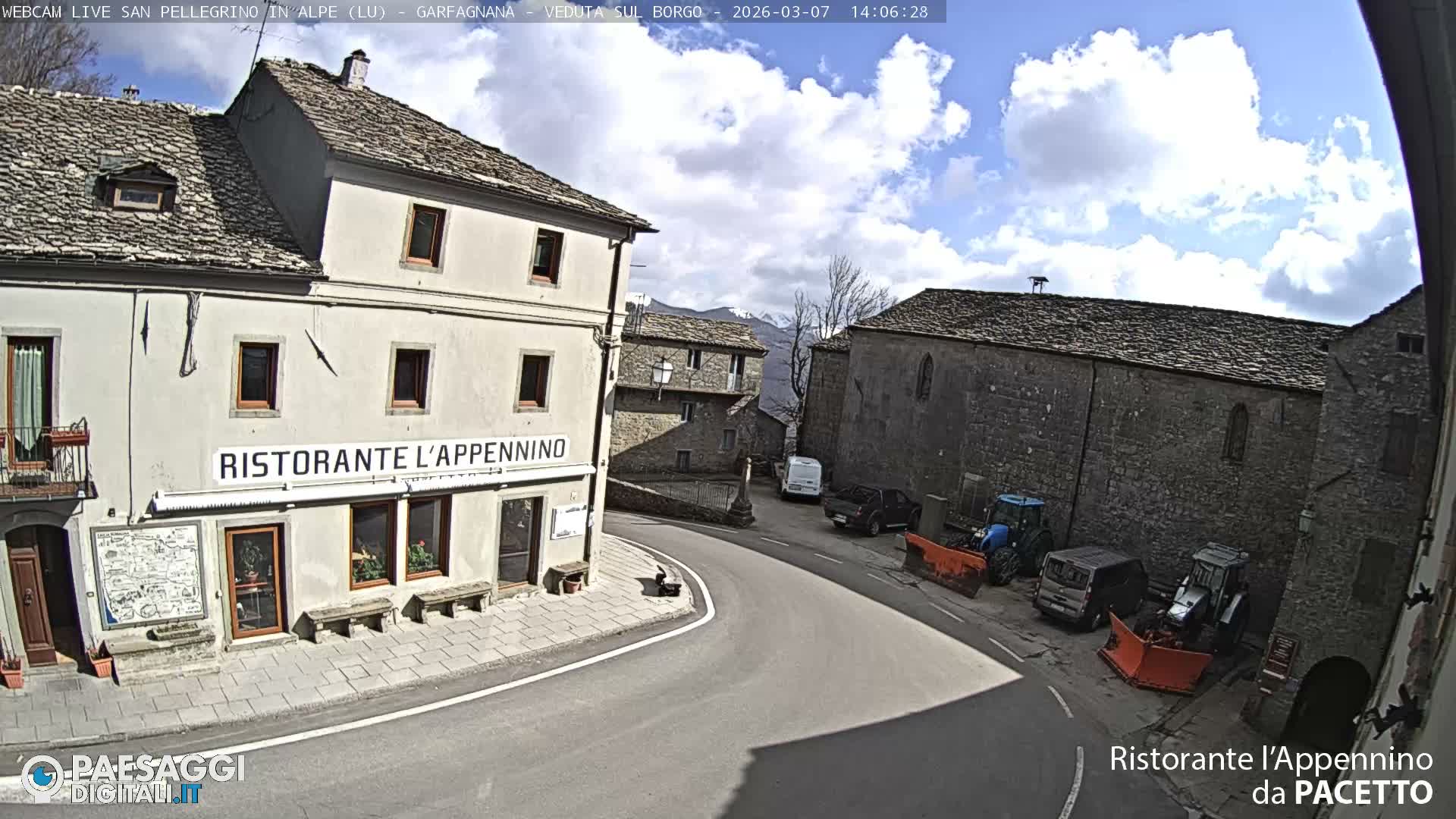 Garfagnana, San Pellegrino in Alpe  Alps Live Cam -  Lucca, Tuscany, Italy