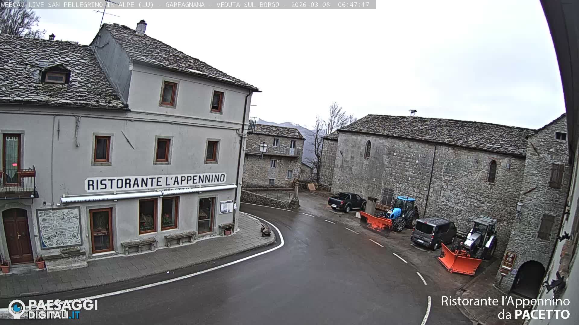 Garfagnana, San Pellegrino in Alpe  Alps Live Cam -  Lucca, Tuscany, Italy