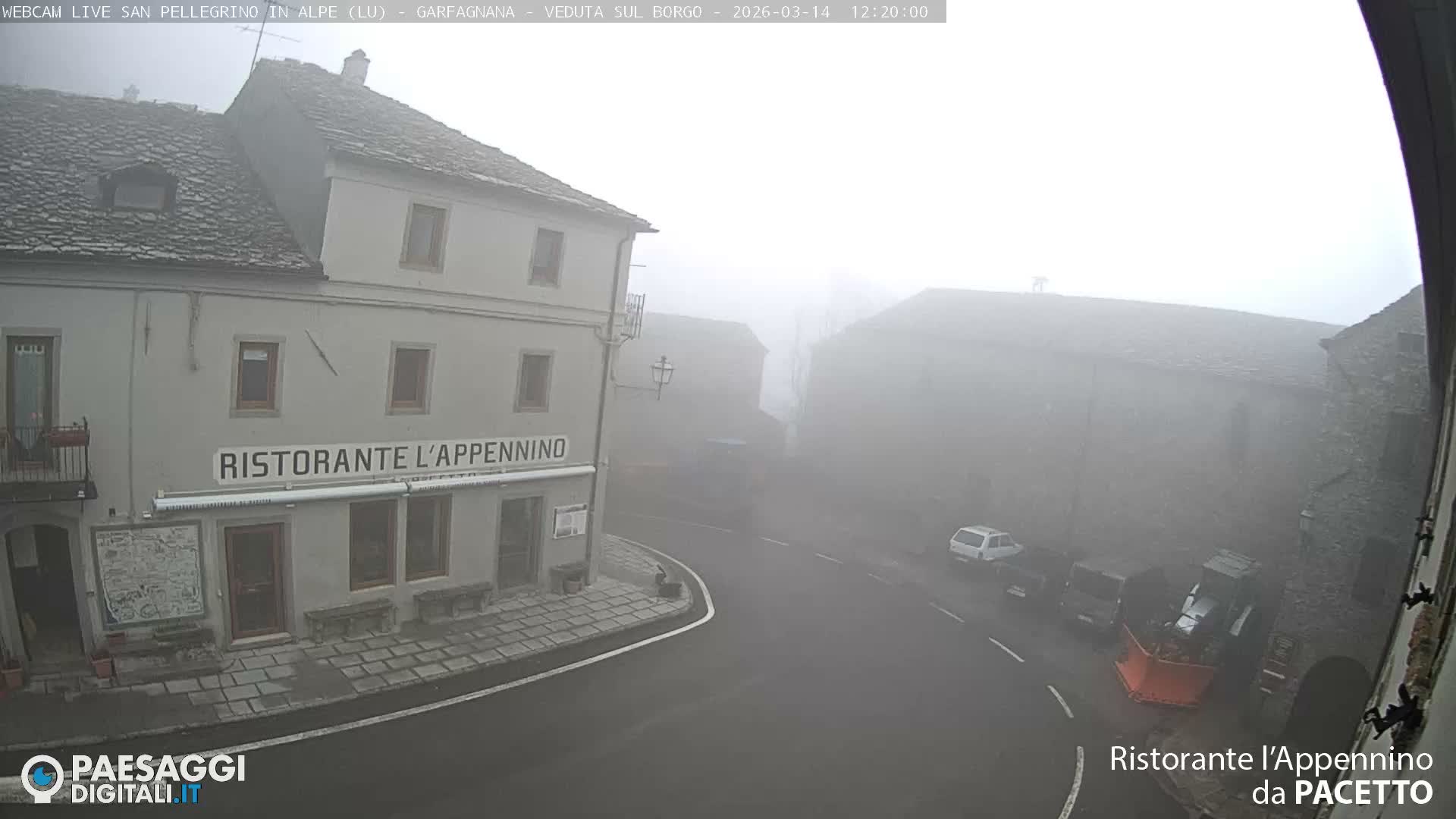 Garfagnana, San Pellegrino in Alpe  Alps Live Cam -  Lucca, Tuscany, Italy