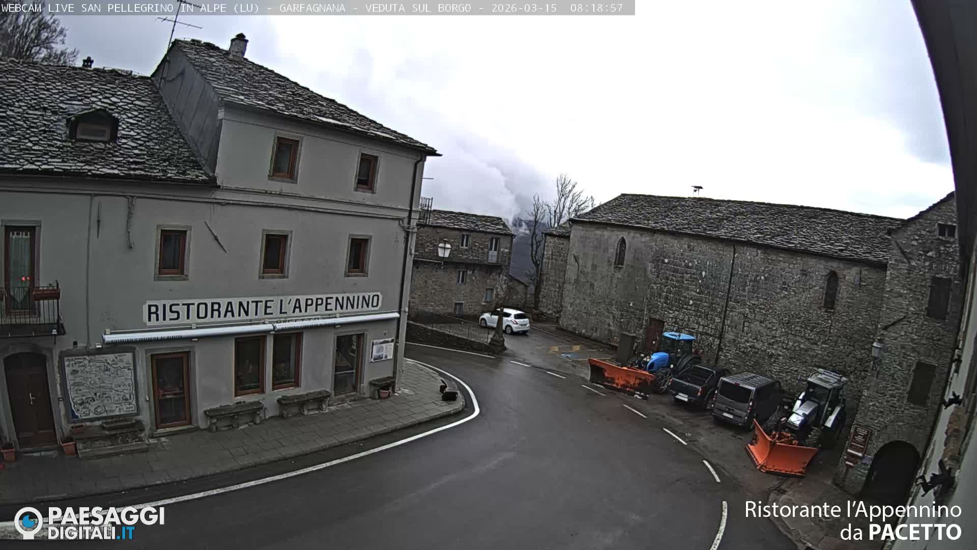 Garfagnana, San Pellegrino in Alpe  Alps Live Cam -  Lucca, Tuscany, Italy