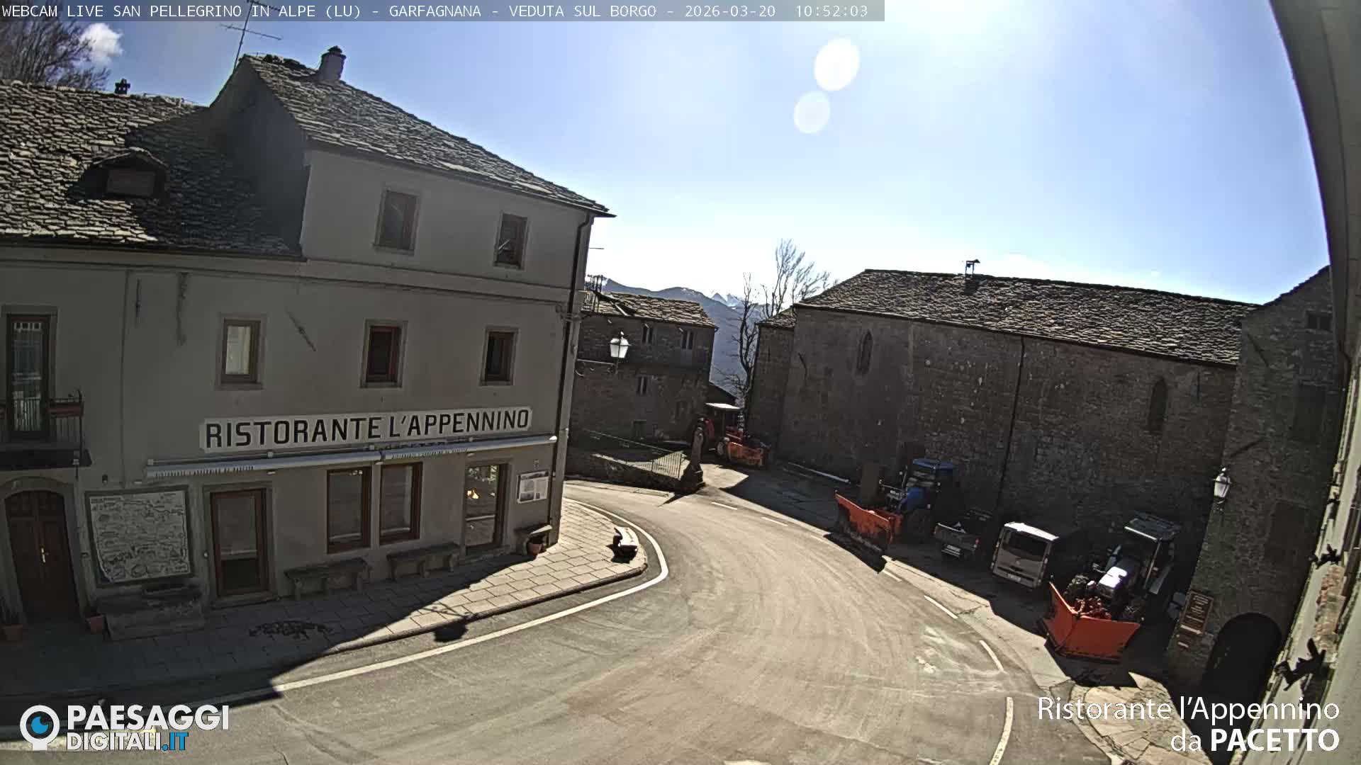 Garfagnana, San Pellegrino in Alpe  Alps Live Cam -  Lucca, Tuscany, Italy