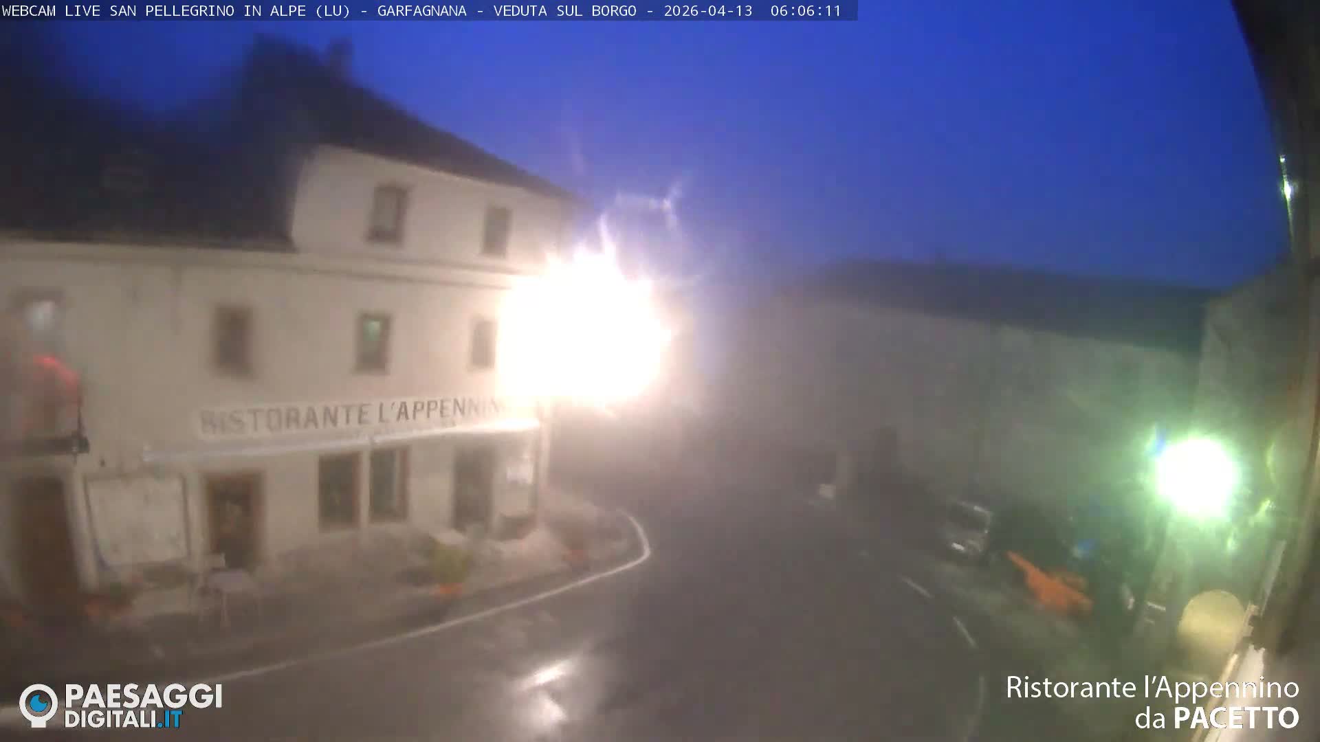 Garfagnana, San Pellegrino in Alpe  Alps Live Cam -  Lucca, Tuscany, Italy