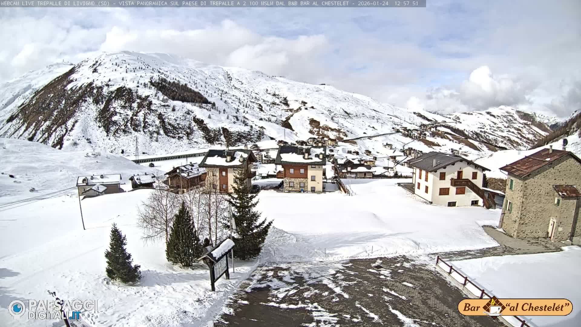 Livigno, Trepalle Live Cam - Sondrio, Lombardy, Italy