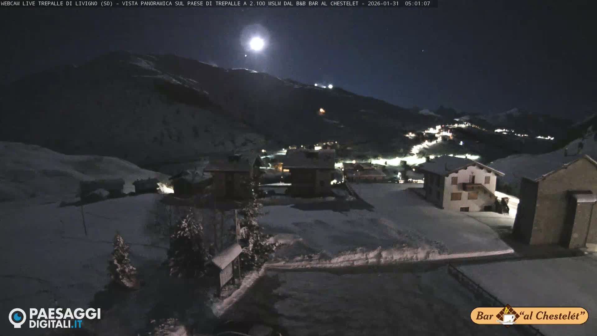 Livigno, Trepalle Live Cam - Sondrio, Lombardy, Italy