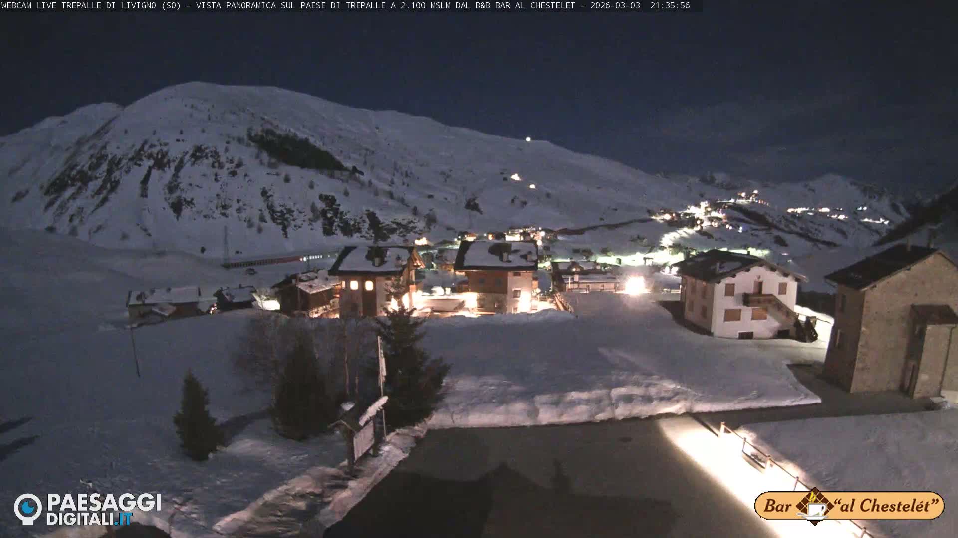 Livigno, Trepalle Live Cam - Sondrio, Lombardy, Italy
