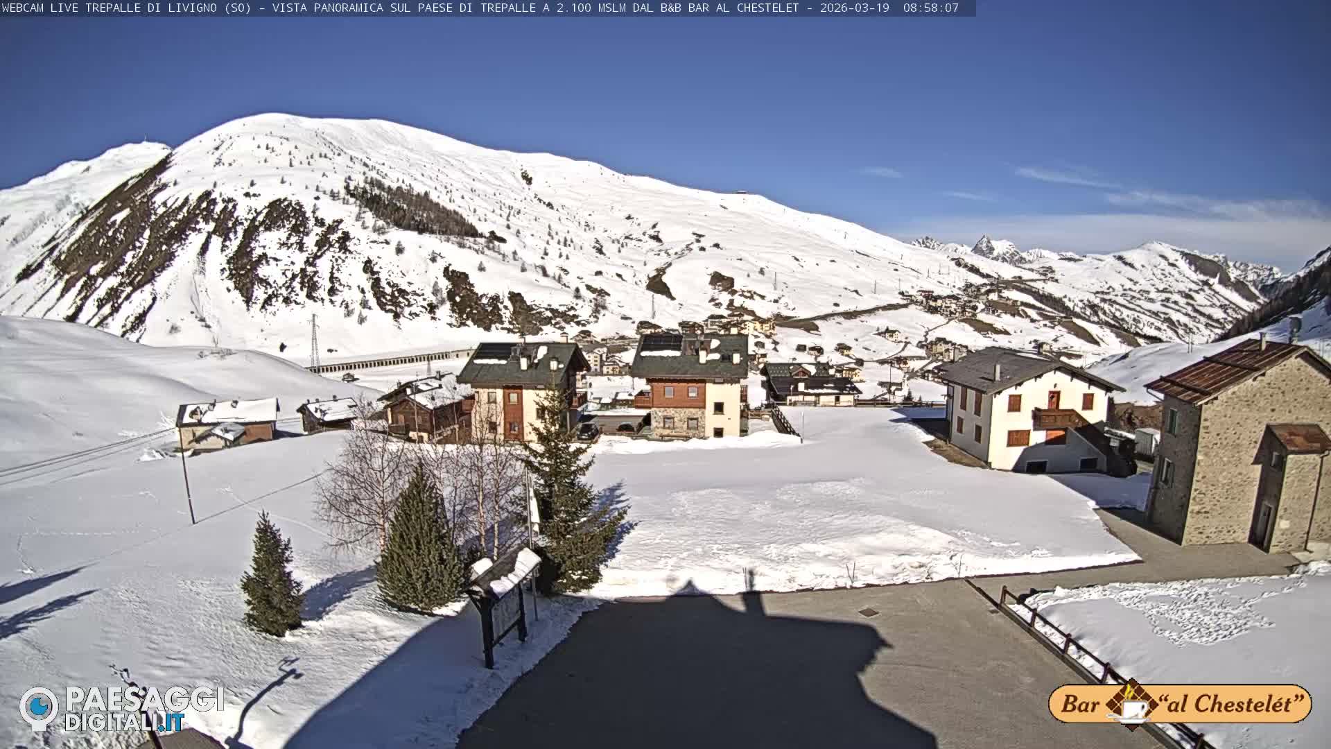 Livigno, Trepalle Live Cam - Sondrio, Lombardy, Italy