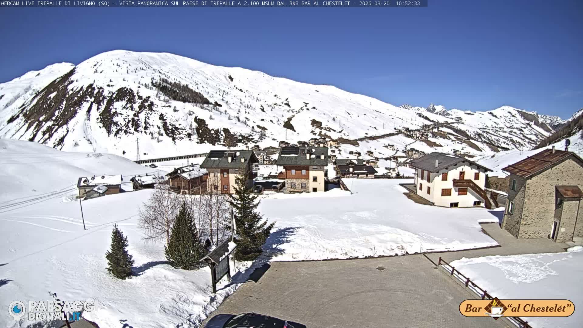 Livigno, Trepalle Live Cam - Sondrio, Lombardy, Italy
