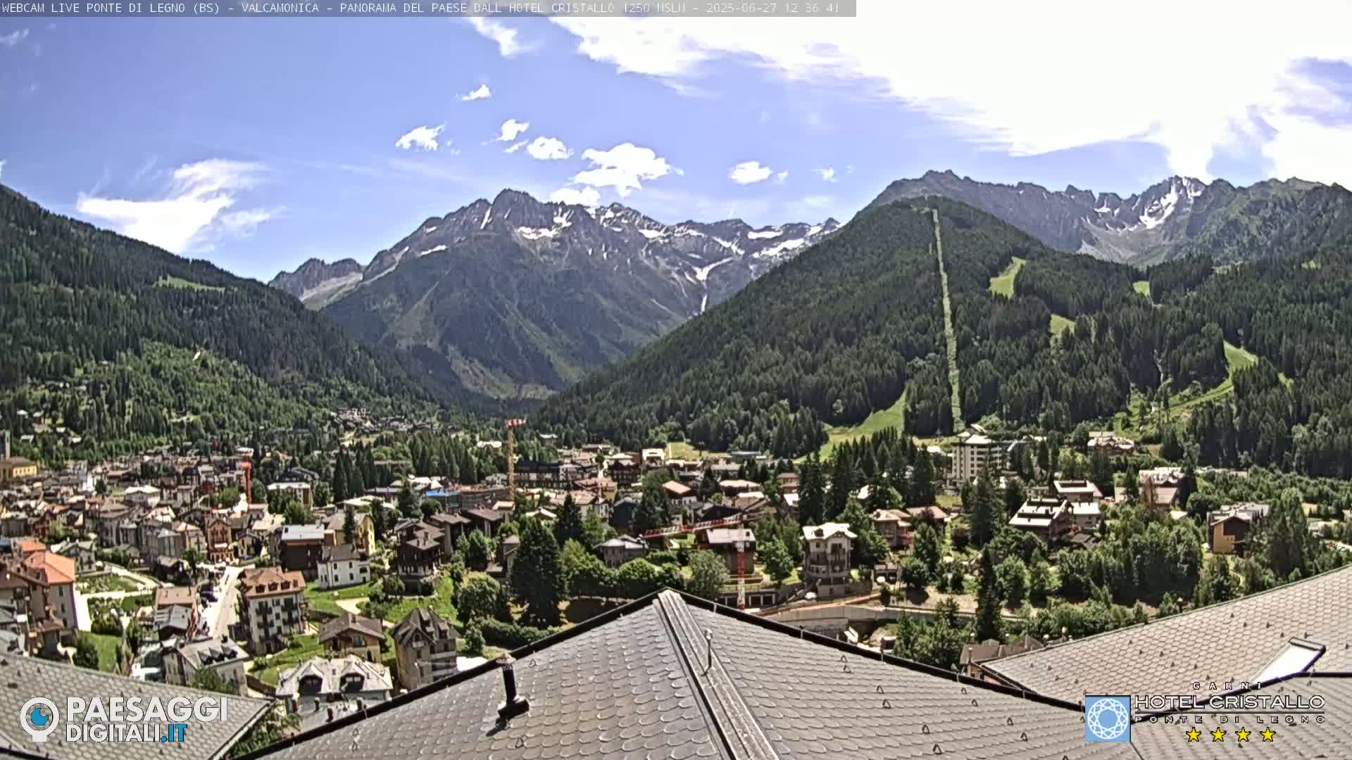 Ponte di Legno Live Cam - Brescia, Lombardy, Italy