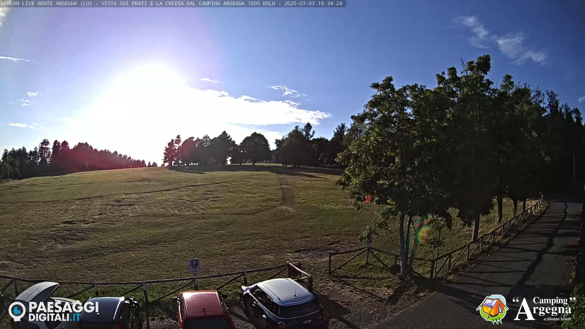 Monte Argegna Live Cam - Lucca, Tuscany, Italy