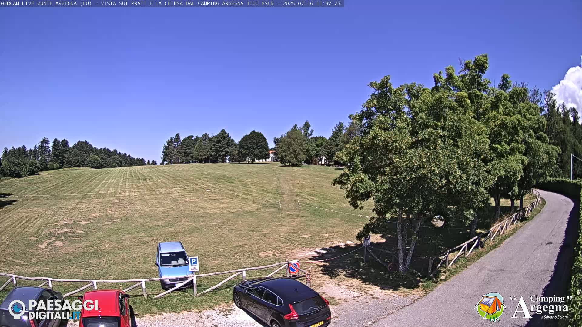 Monte Argegna Live Cam - Lucca, Tuscany, Italy