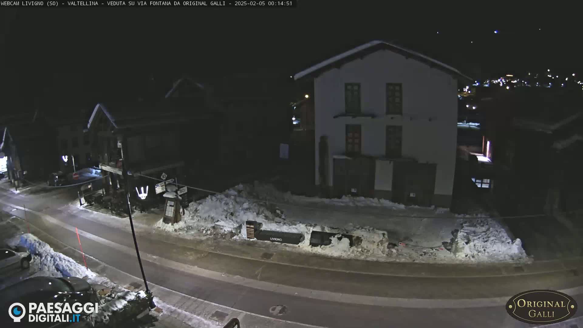 Livigno City Centro Center Live Cam - Sondrio, Lombardy, Italy