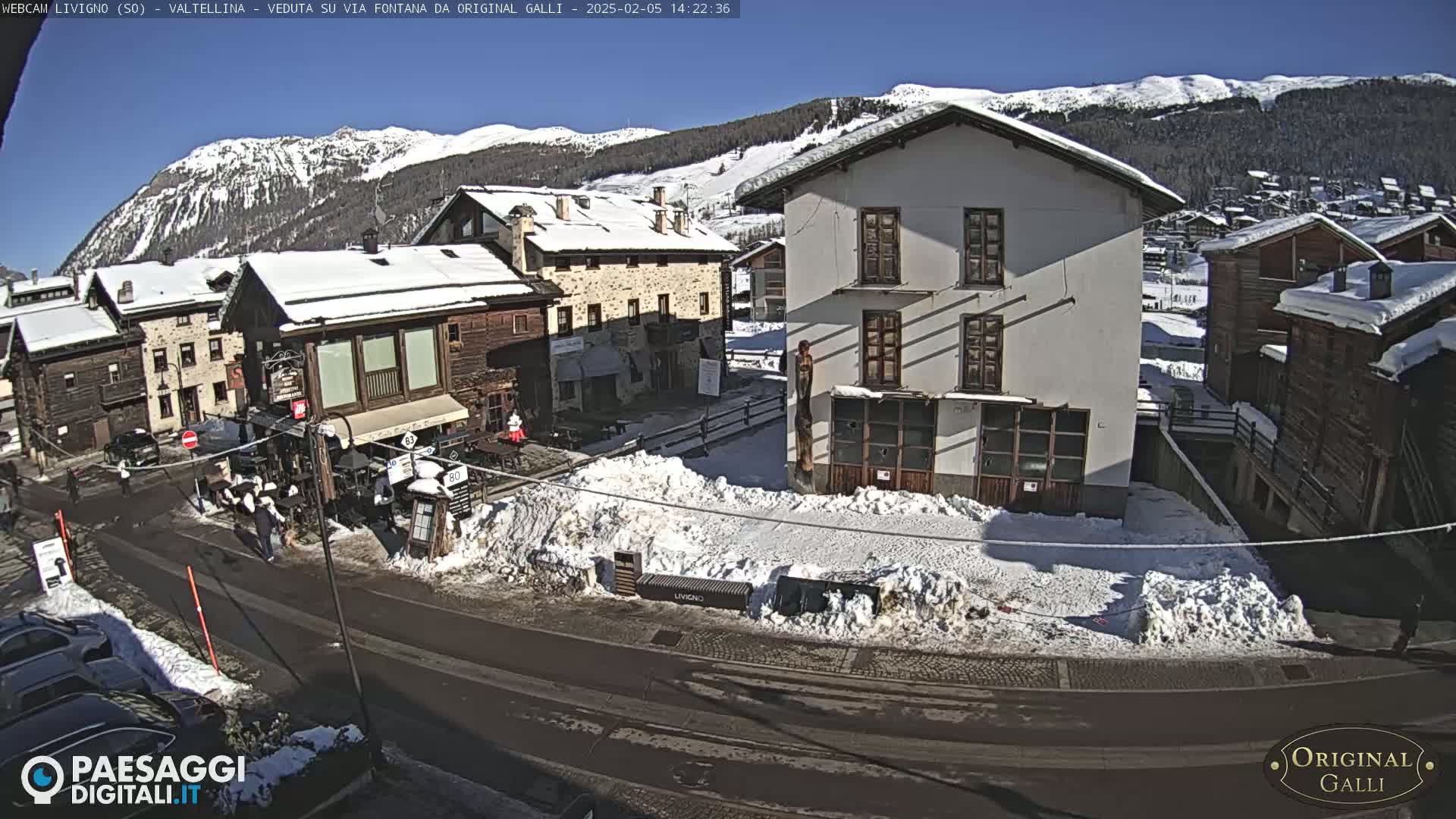 Livigno City Centro Center Live Cam - Sondrio, Lombardy, Italy