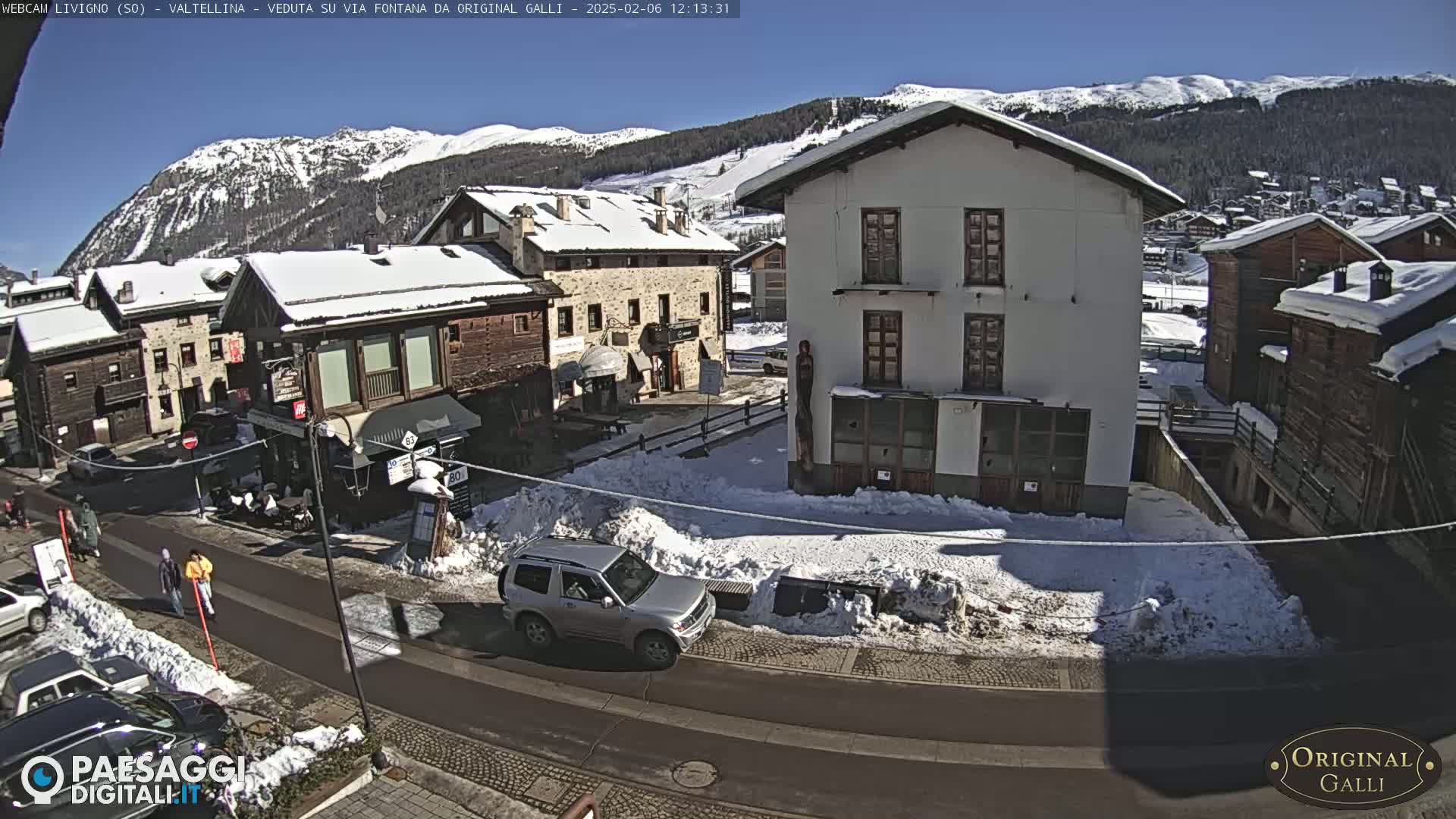Livigno City Centro Center Live Cam - Sondrio, Lombardy, Italy