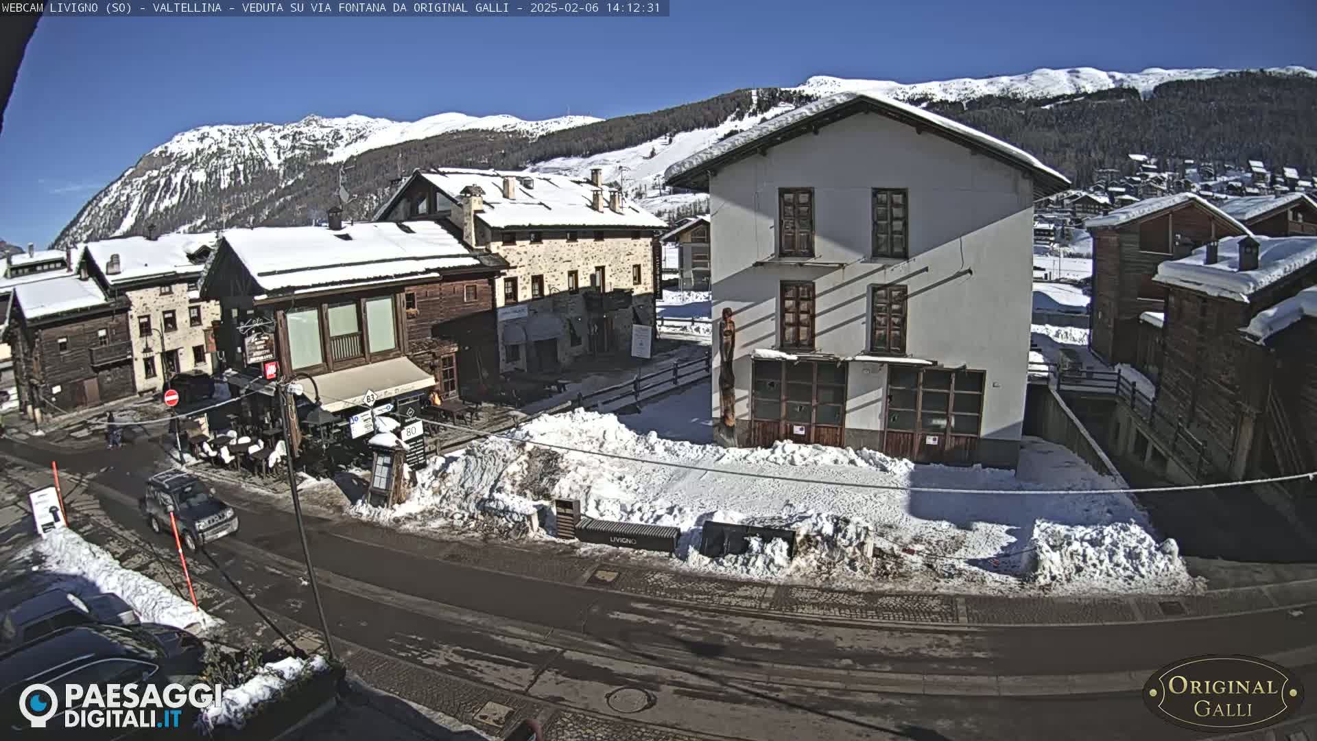 Livigno City Centro Center Live Cam - Sondrio, Lombardy, Italy