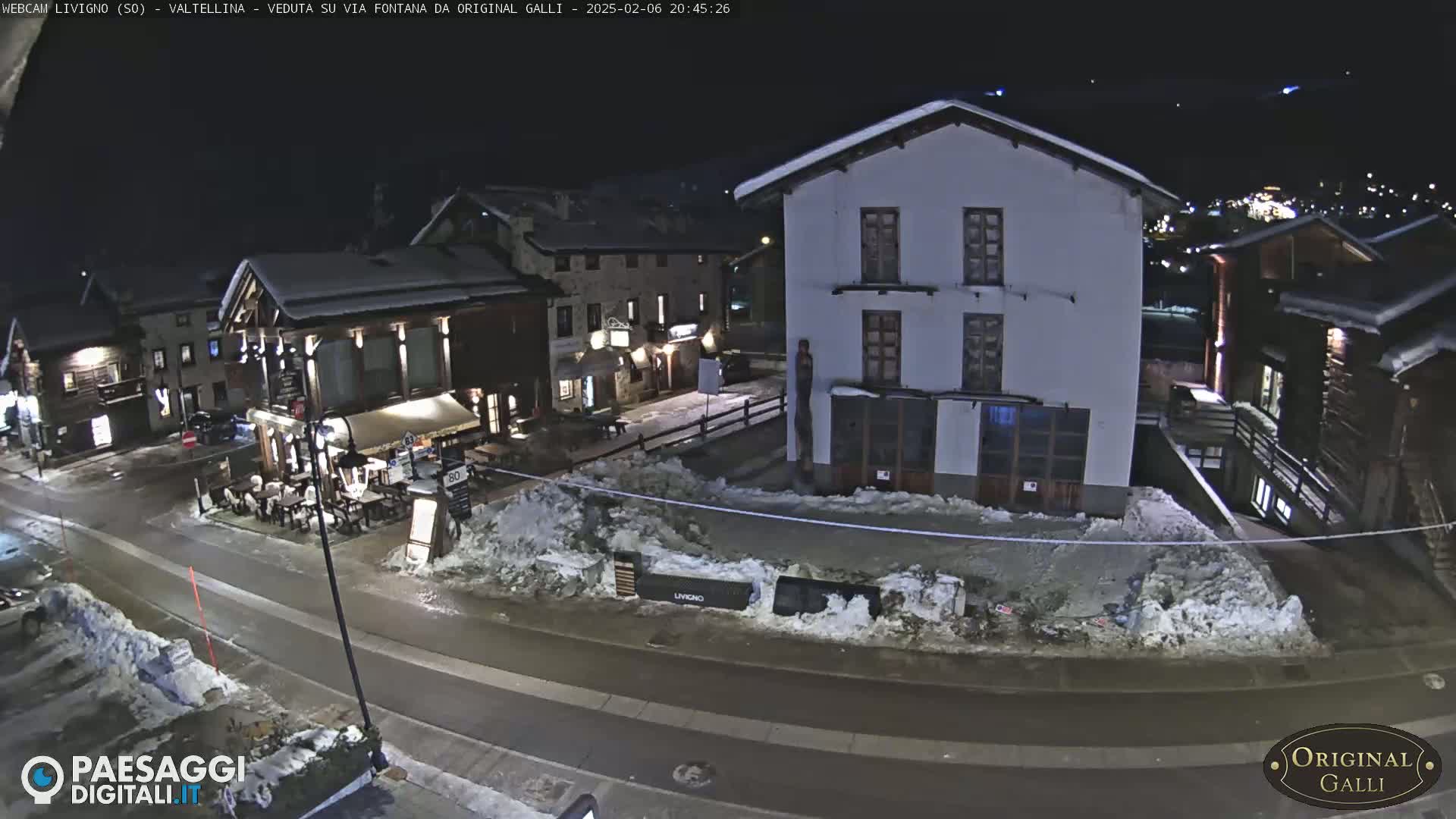 Livigno City Centro Center Live Cam - Sondrio, Lombardy, Italy
