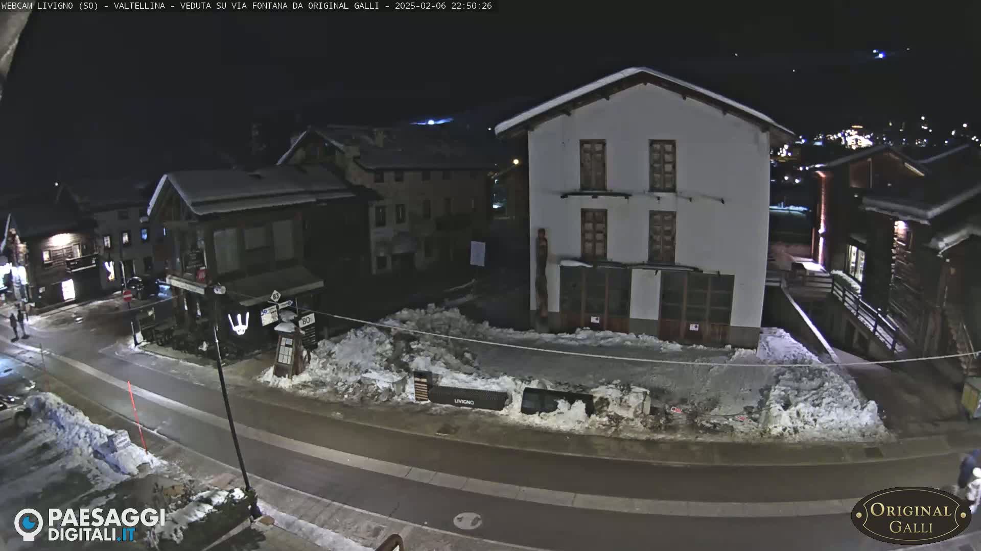 Livigno City Centro Center Live Cam - Sondrio, Lombardy, Italy