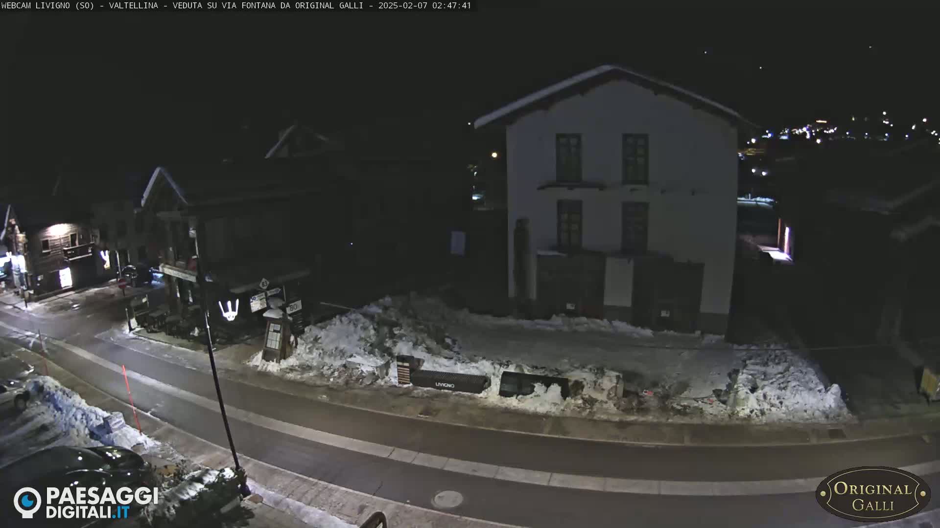 Livigno City Centro Center Live Cam - Sondrio, Lombardy, Italy