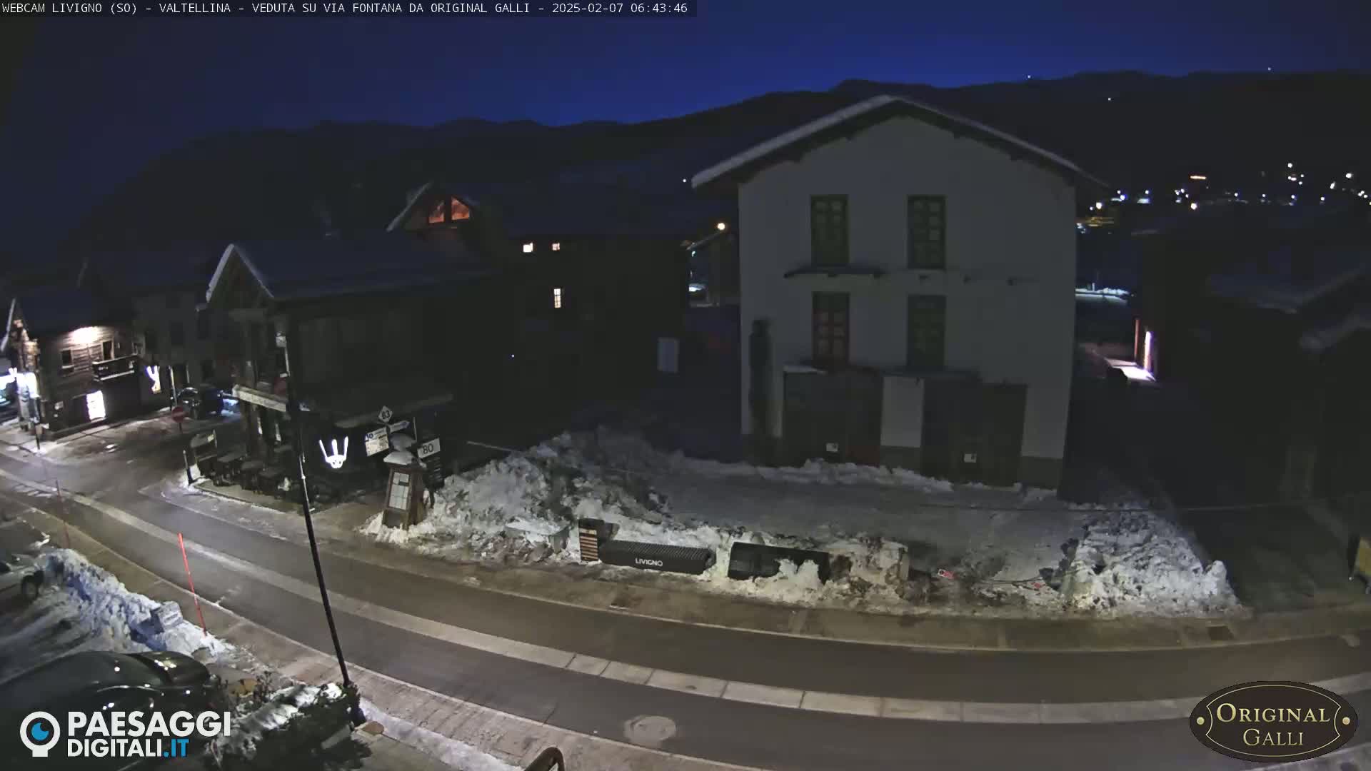 Livigno City Centro Center Live Cam - Sondrio, Lombardy, Italy