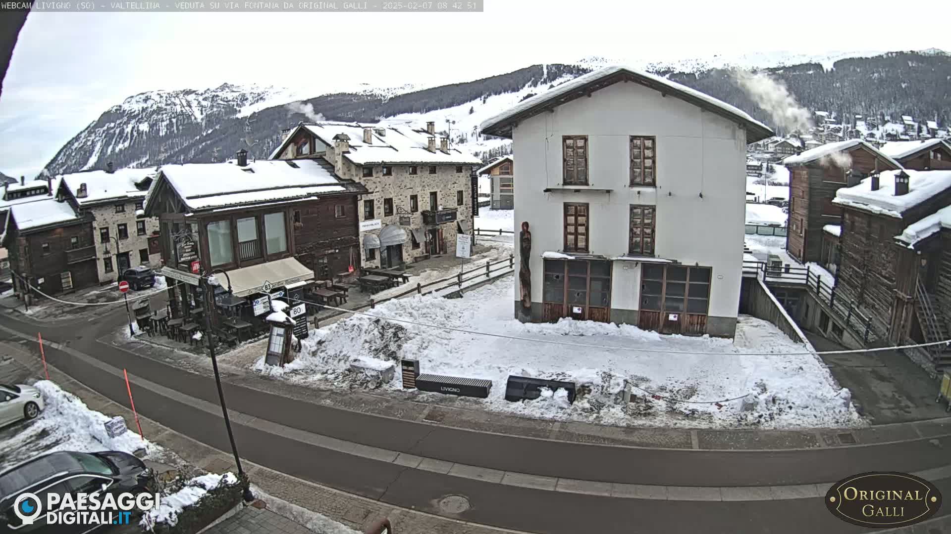 Livigno City Centro Center Live Cam - Sondrio, Lombardy, Italy