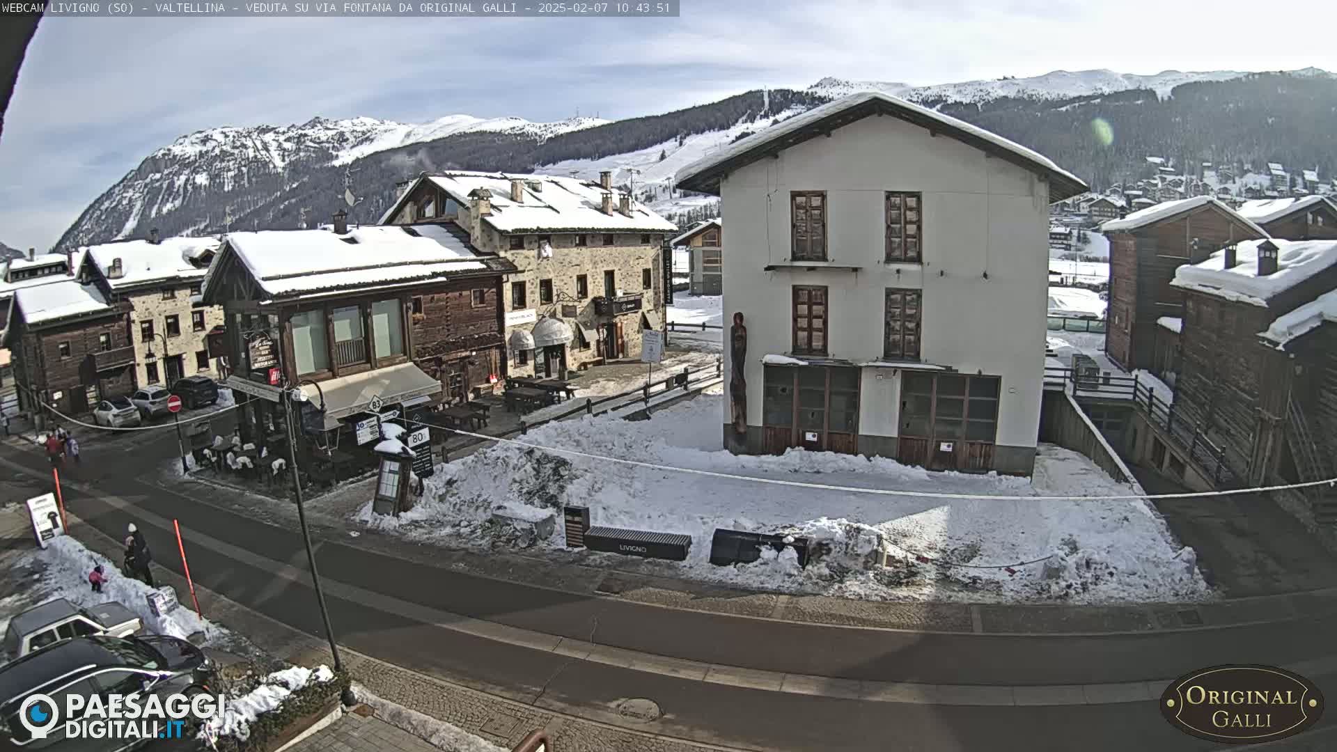 Livigno City Centro Center Live Cam - Sondrio, Lombardy, Italy