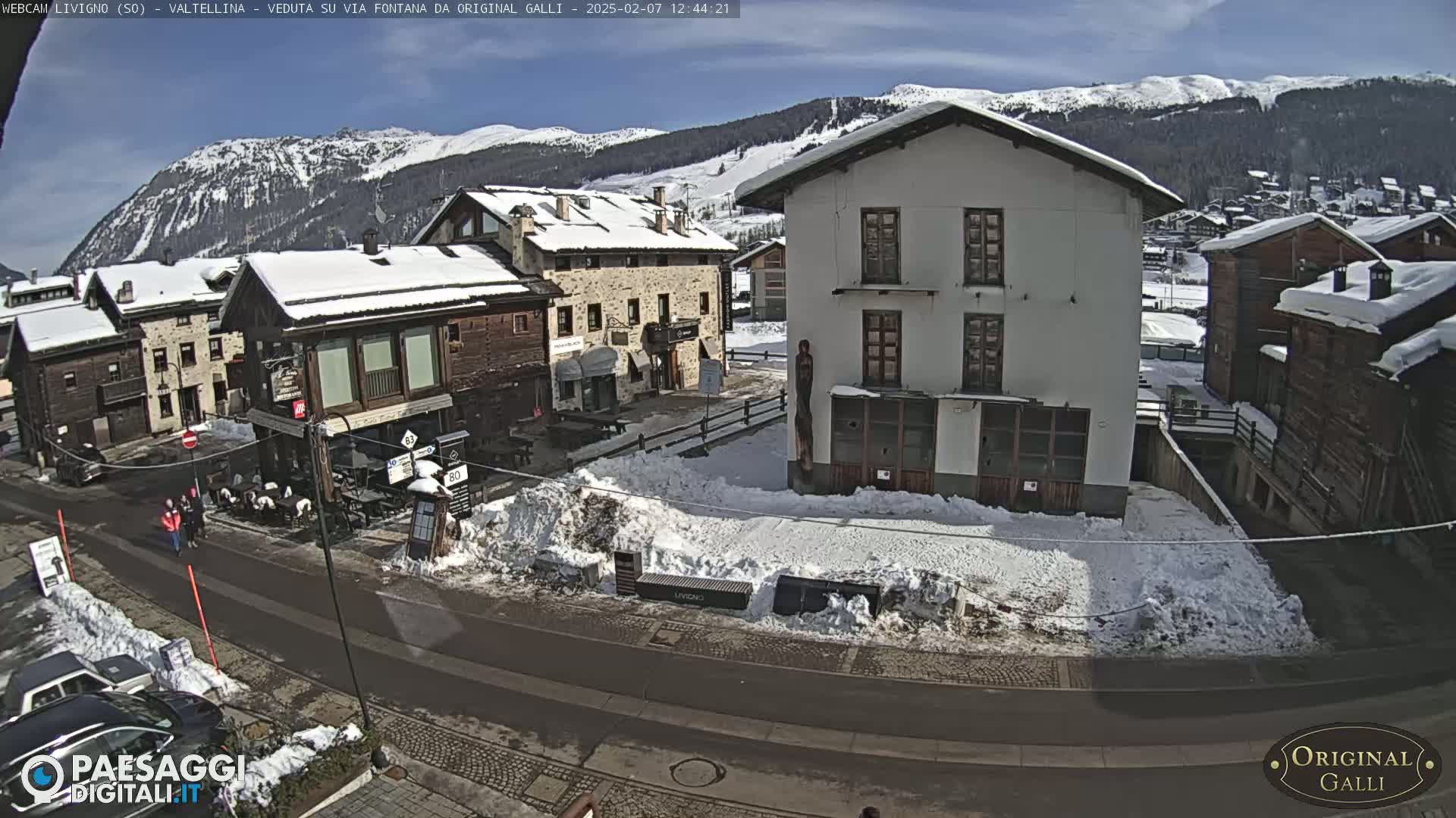 Livigno City Centro Center Live Cam - Sondrio, Lombardy, Italy