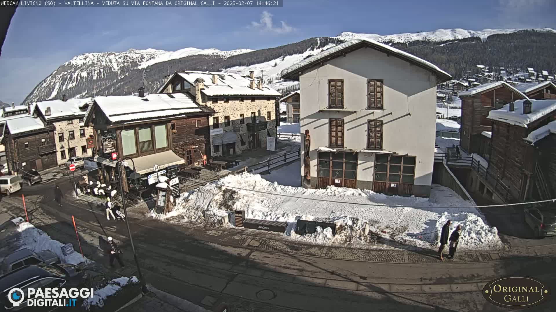 Livigno City Centro Center Live Cam - Sondrio, Lombardy, Italy