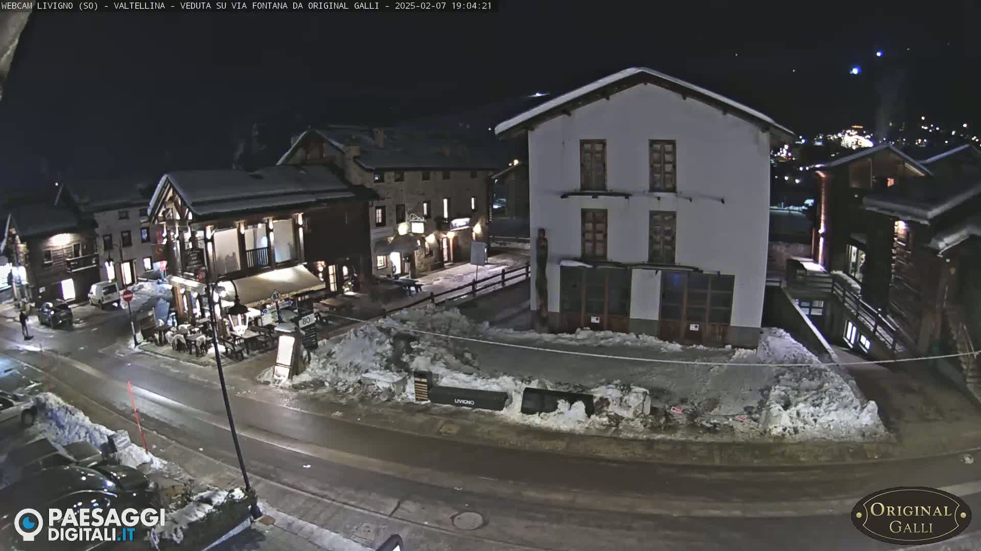 Livigno City Centro Center Live Cam - Sondrio, Lombardy, Italy