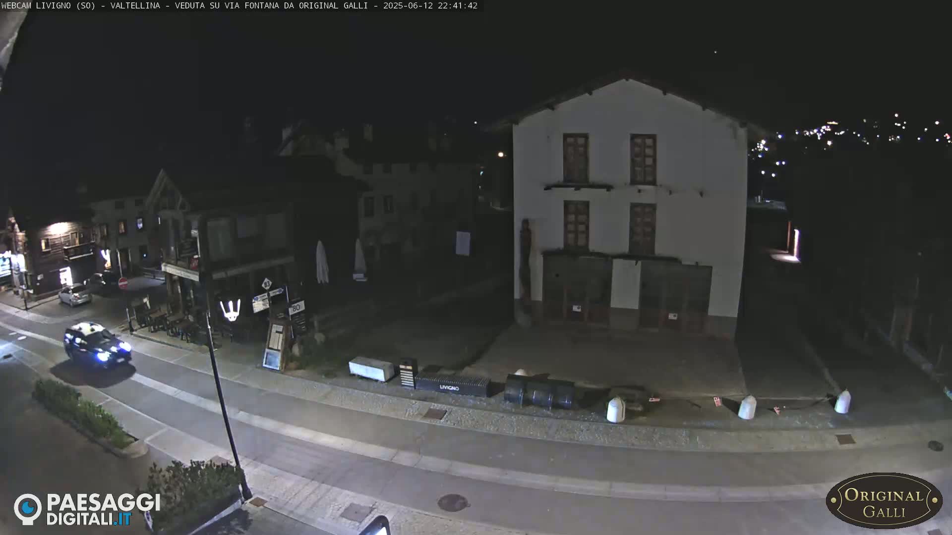 Livigno City Centro Center Live Cam - Sondrio, Lombardy, Italy