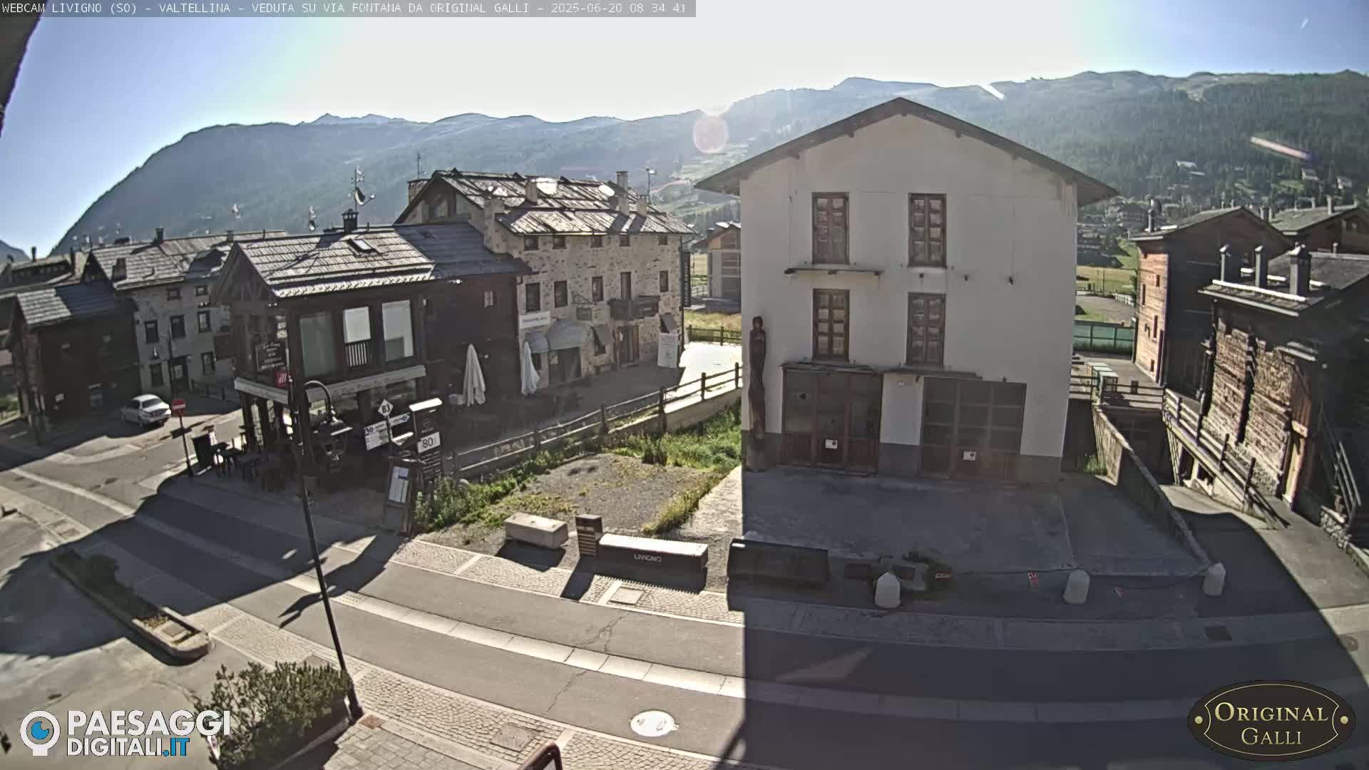 Livigno City Centro Center Live Cam - Sondrio, Lombardy, Italy
