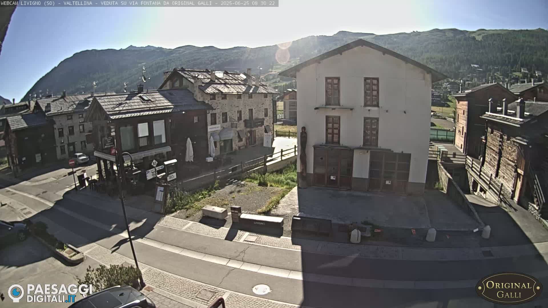 Livigno City Centro Center Live Cam - Sondrio, Lombardy, Italy