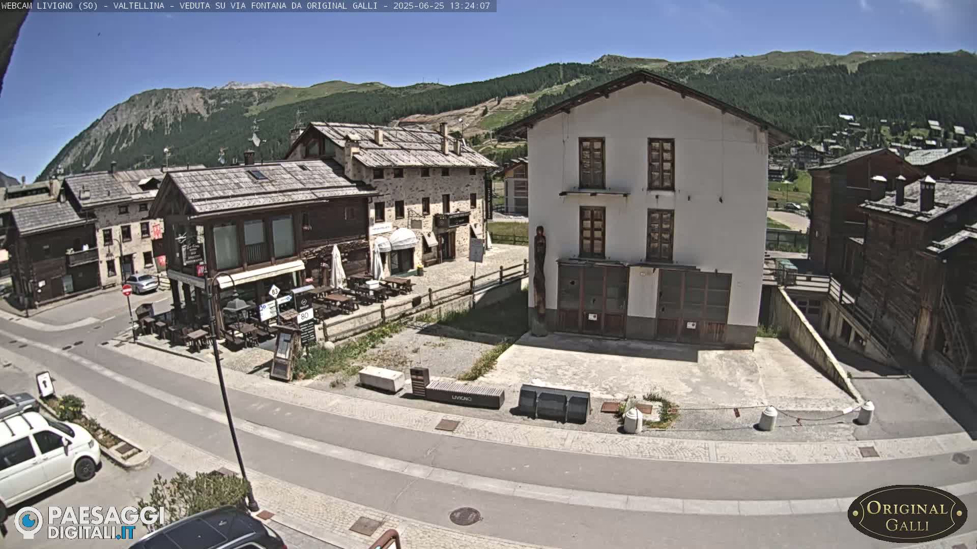 Livigno City Centro Center Live Cam - Sondrio, Lombardy, Italy