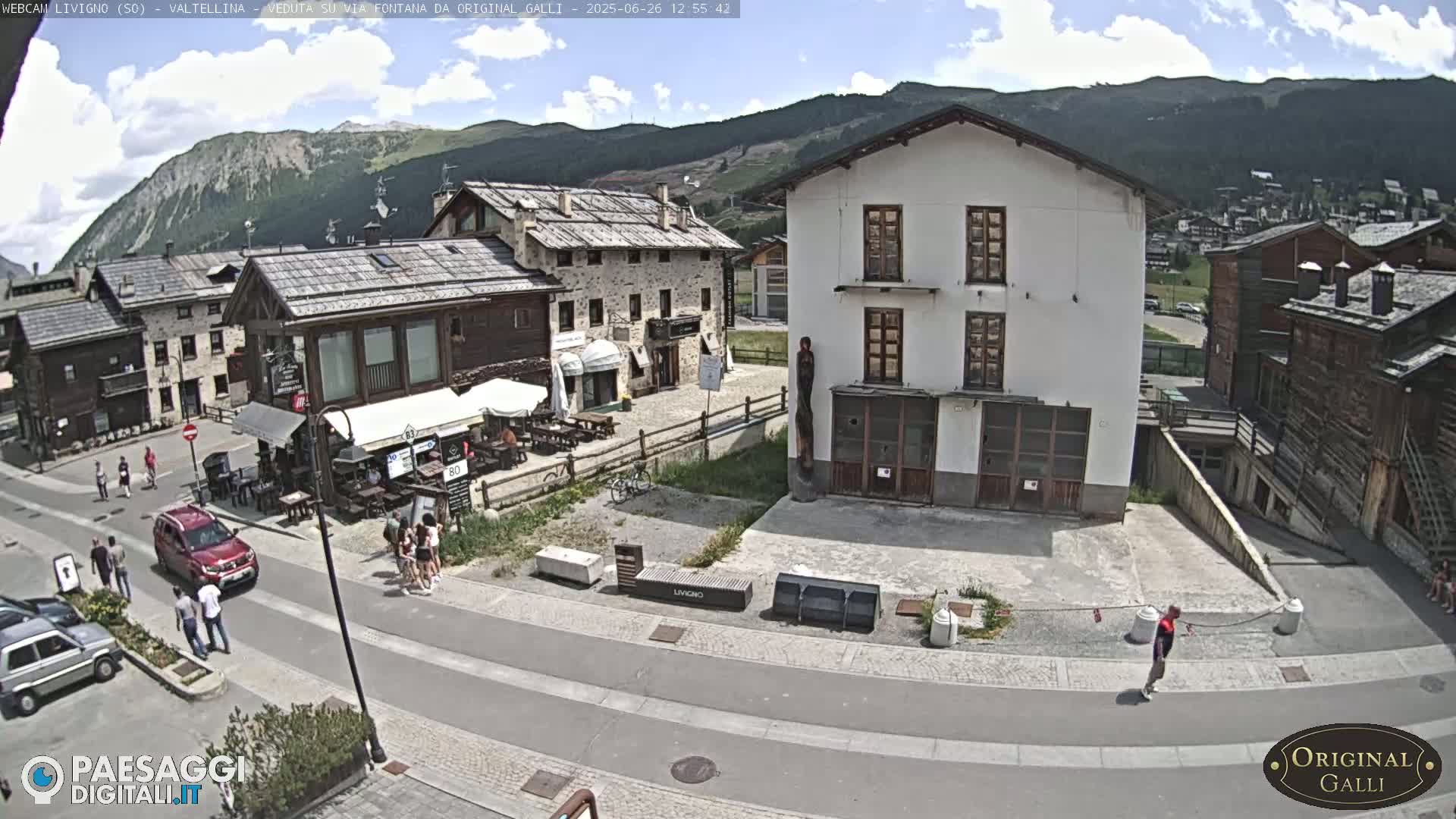 Livigno City Centro Center Live Cam - Sondrio, Lombardy, Italy