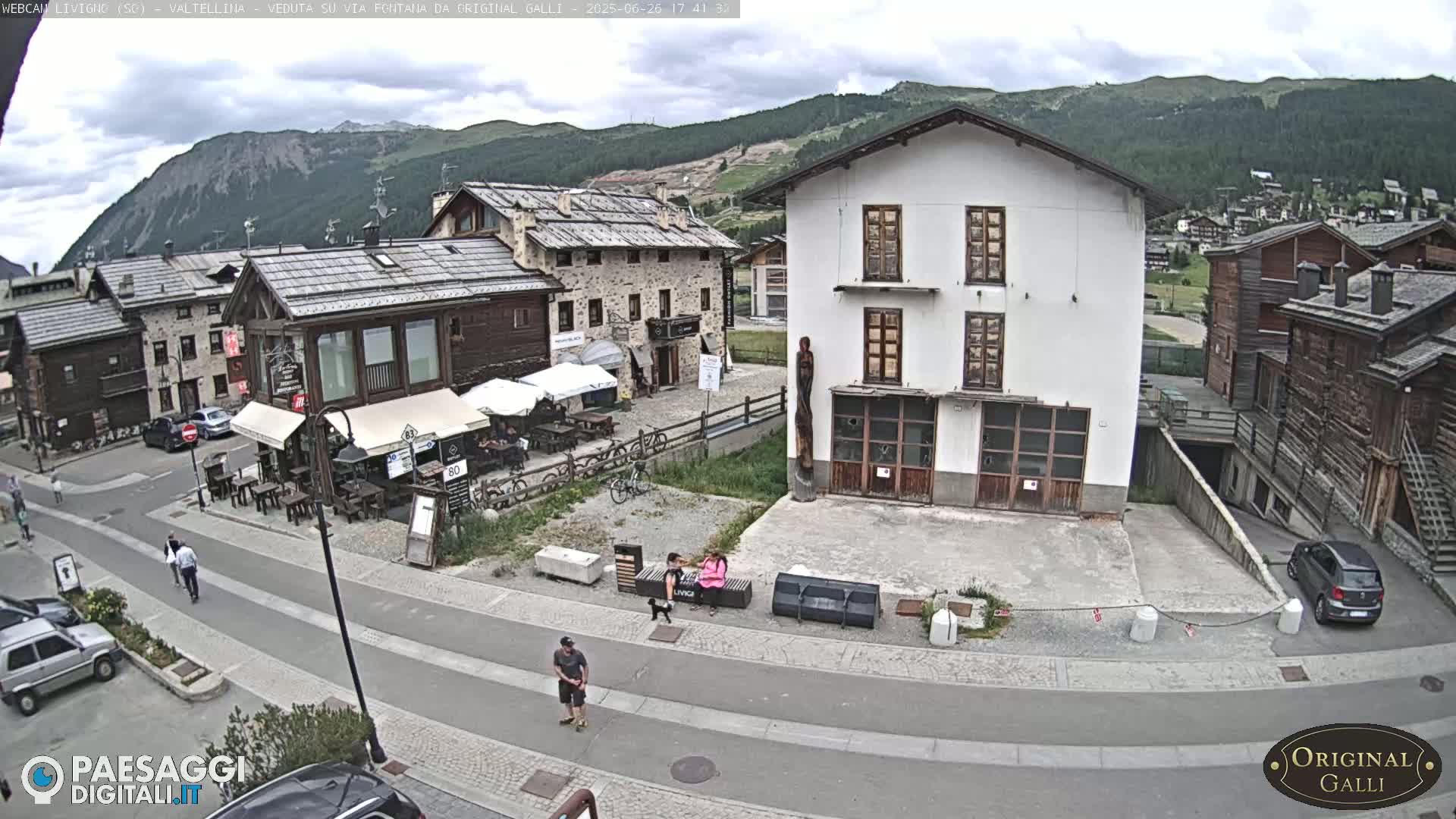 Livigno City Centro Center Live Cam - Sondrio, Lombardy, Italy