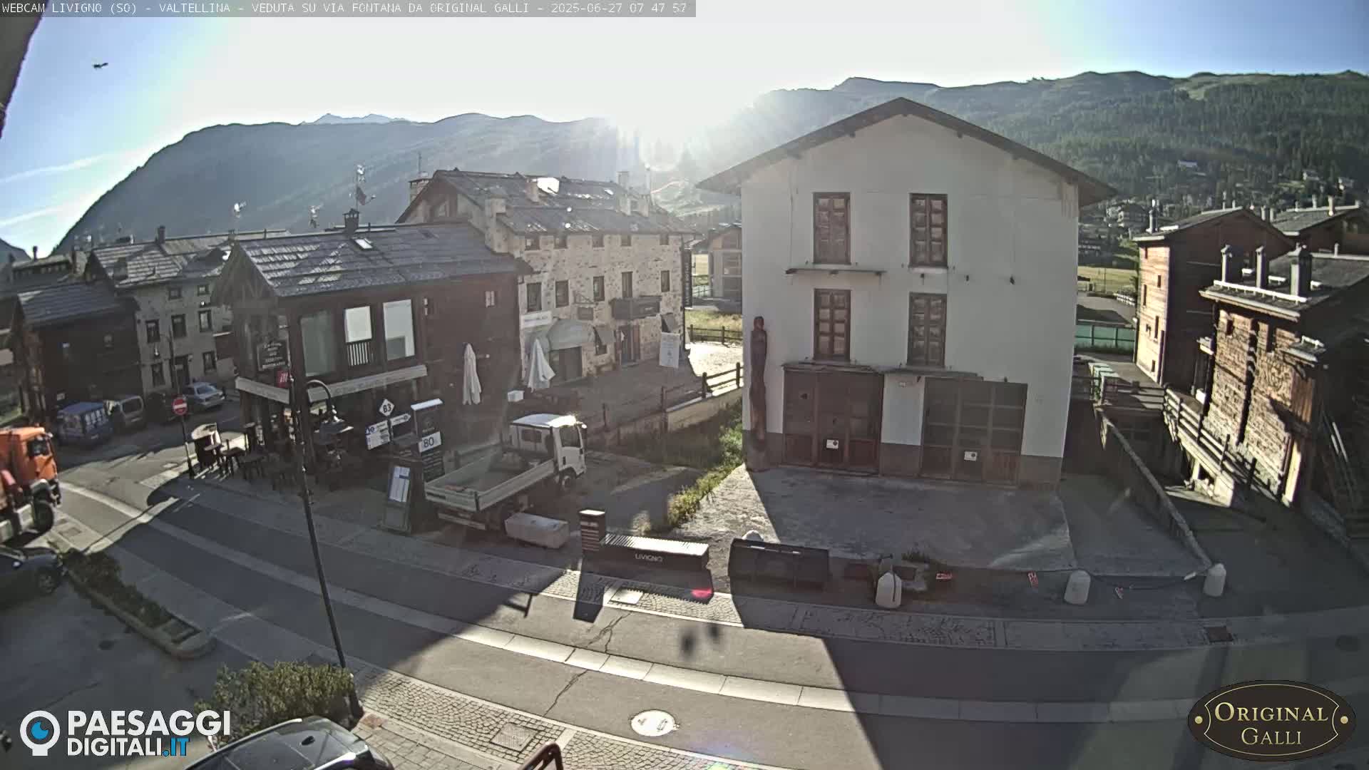 Livigno City Centro Center Live Cam - Sondrio, Lombardy, Italy