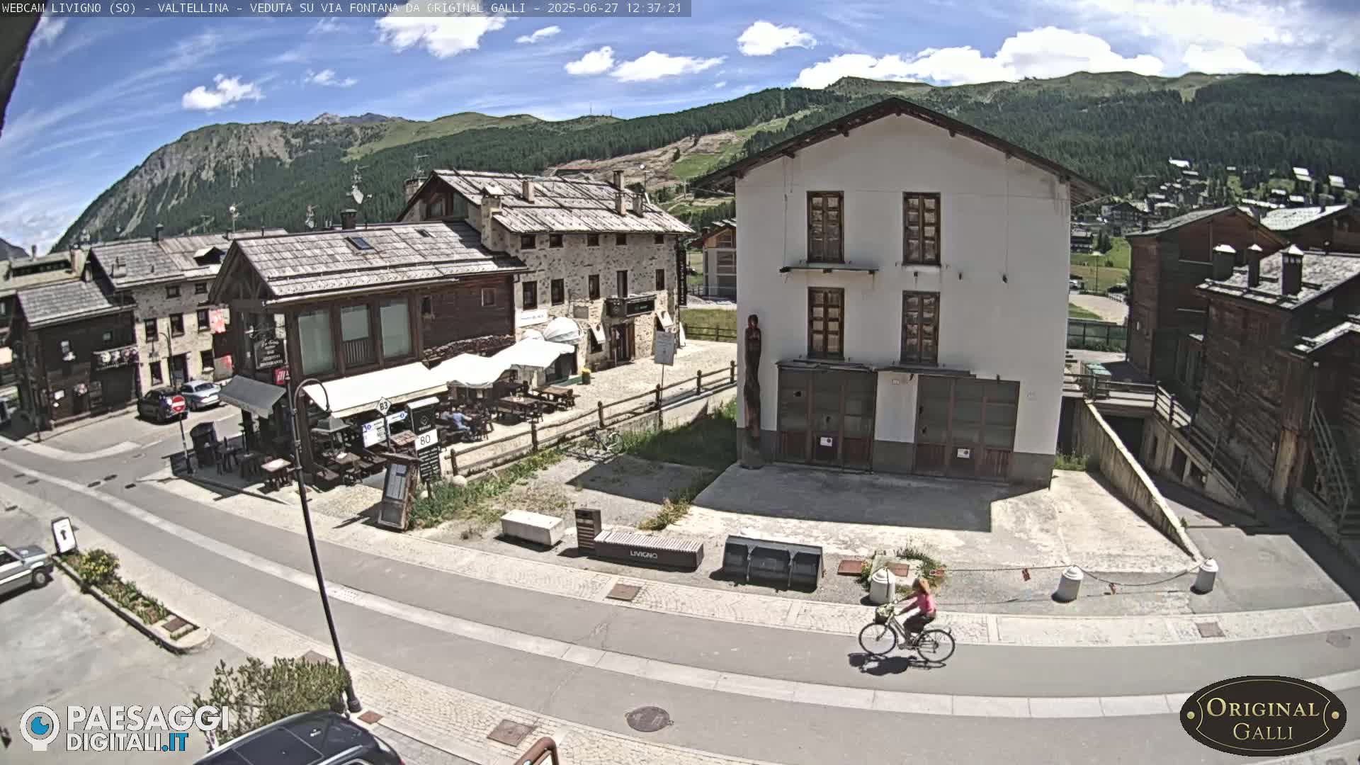 Livigno City Centro Center Live Cam - Sondrio, Lombardy, Italy