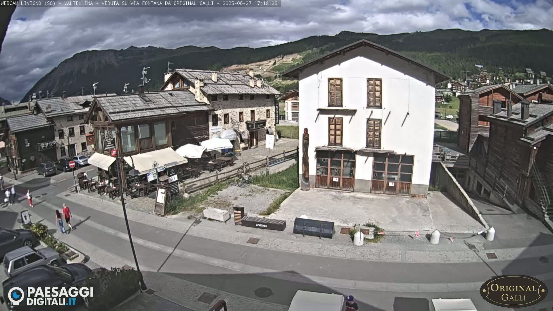Livigno City Centro Center Live Cam - Sondrio, Lombardy, Italy