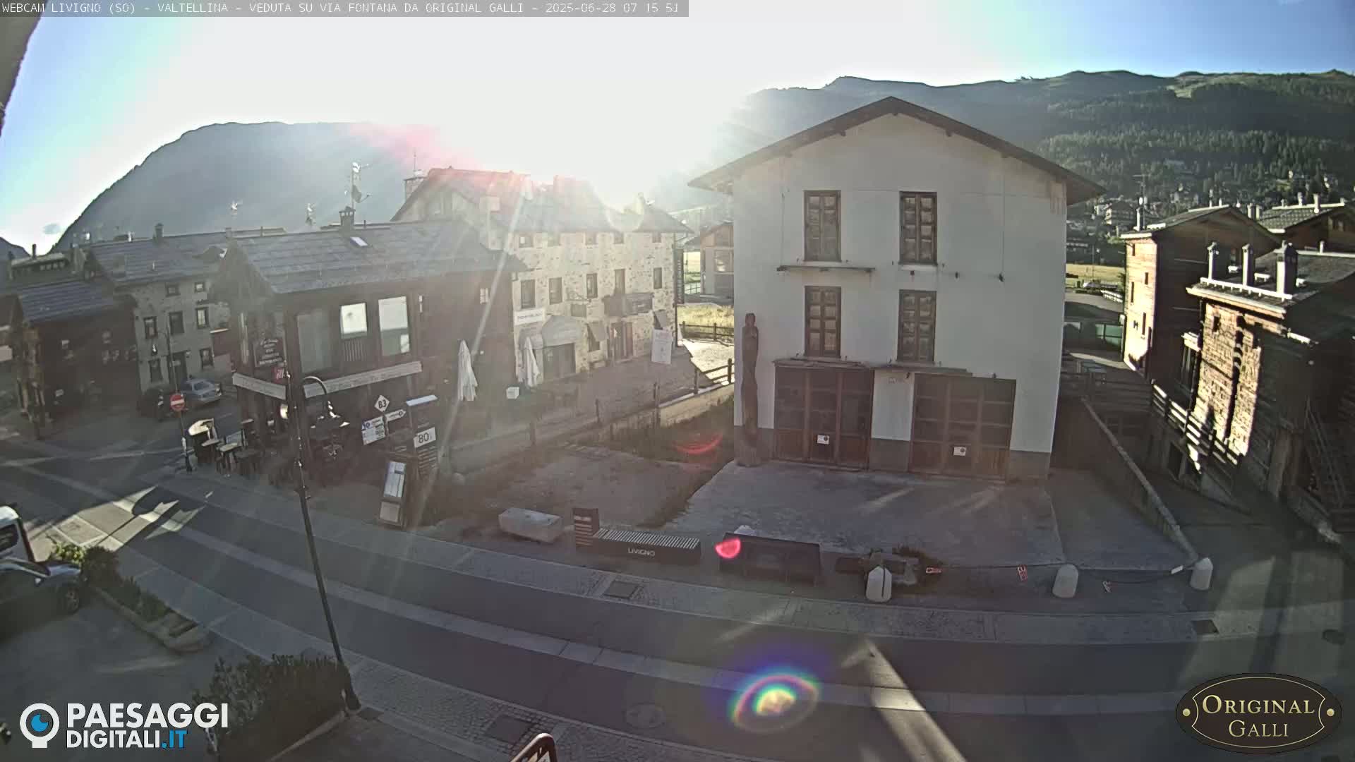 Livigno City Centro Center Live Cam - Sondrio, Lombardy, Italy