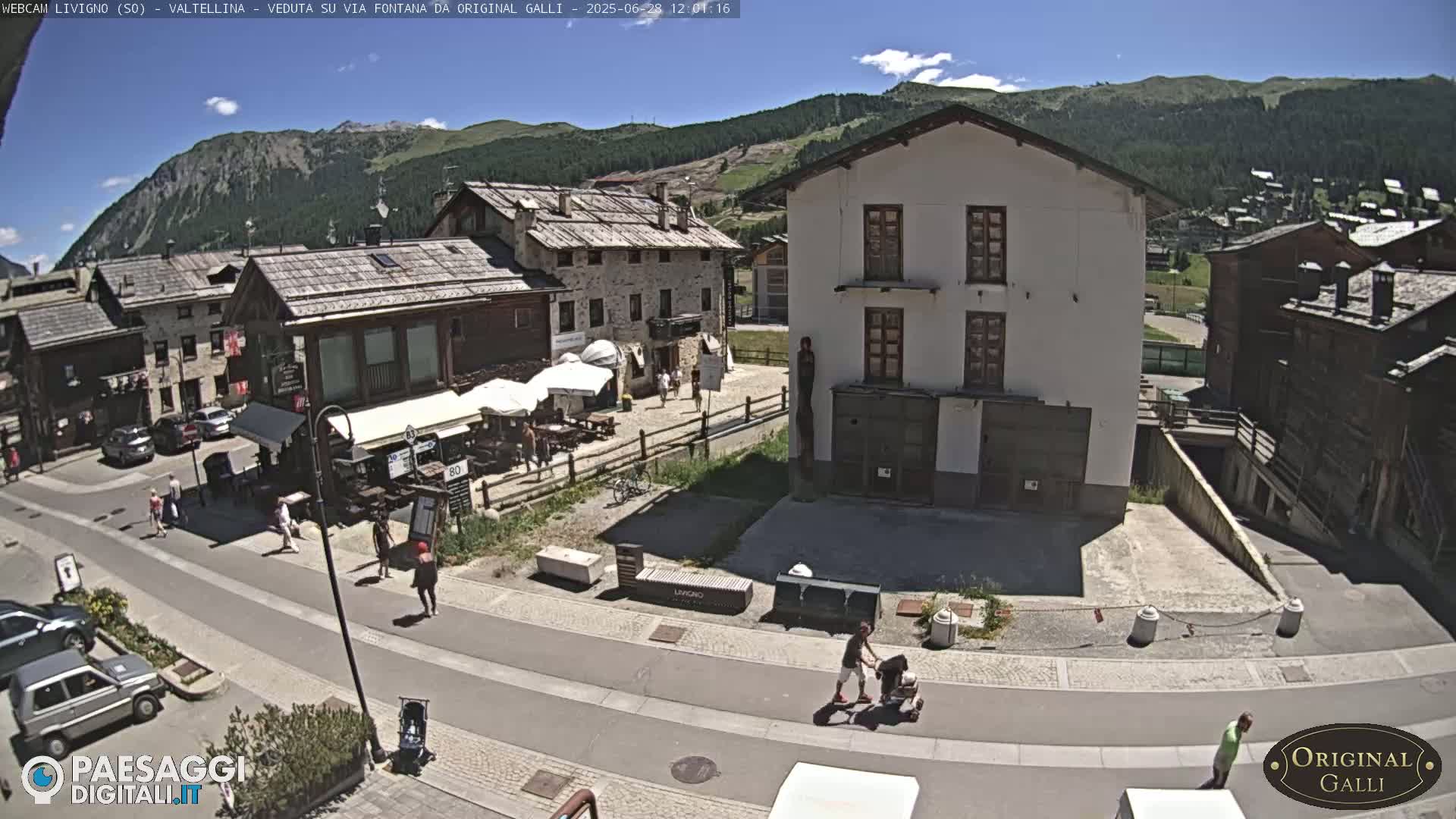 Livigno City Centro Center Live Cam - Sondrio, Lombardy, Italy